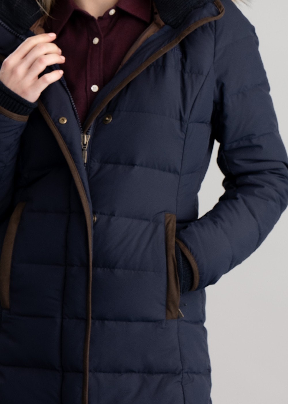 Mayfair II Down Coat - Midnight - 5