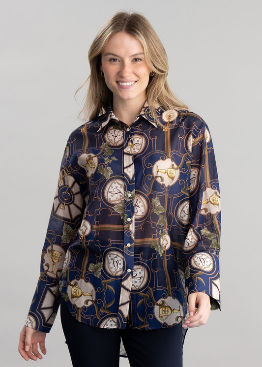 American Luxe Shirt - Evening Blue - 1