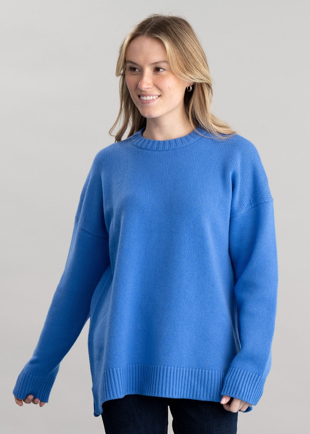 Waylen Crew Neck - Blue - 1