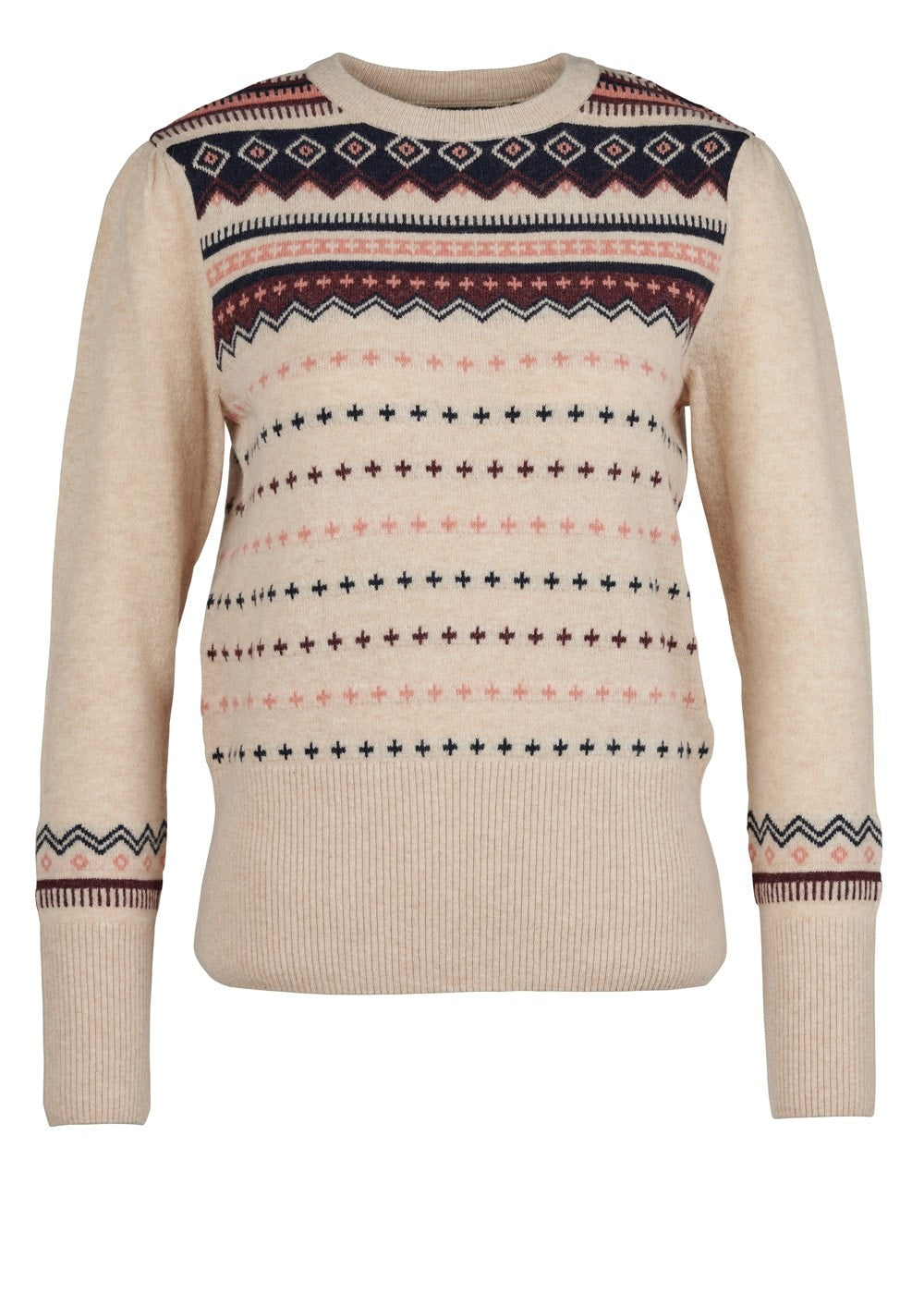 Birch Crew Neck Sweater - Oatmeal - 8