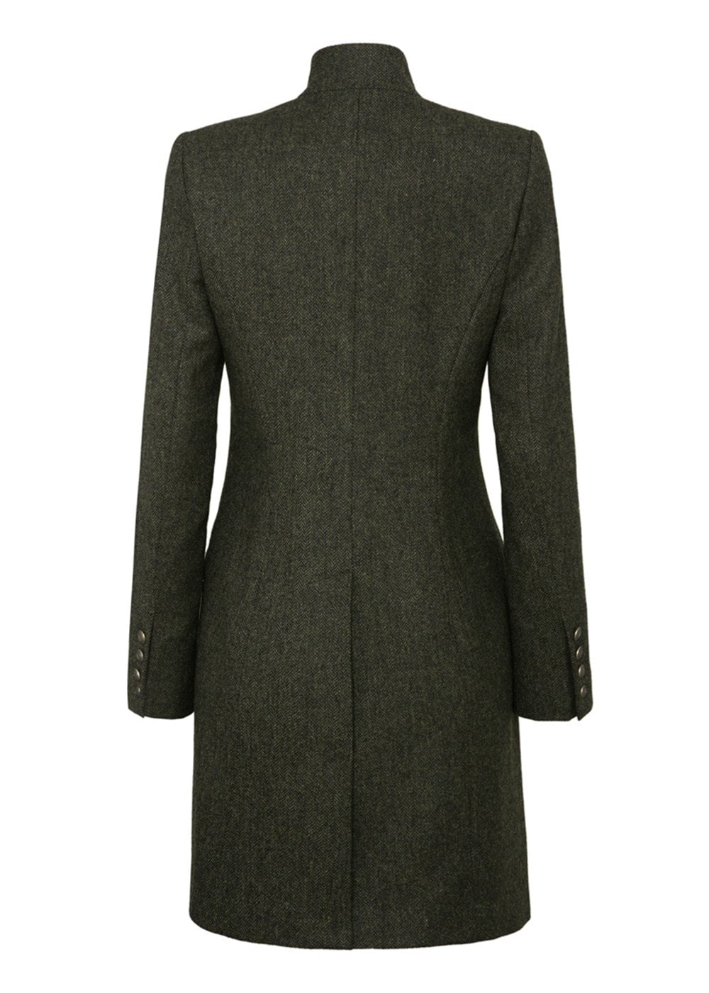 Alexandra Coat - Olive and Navy - 7