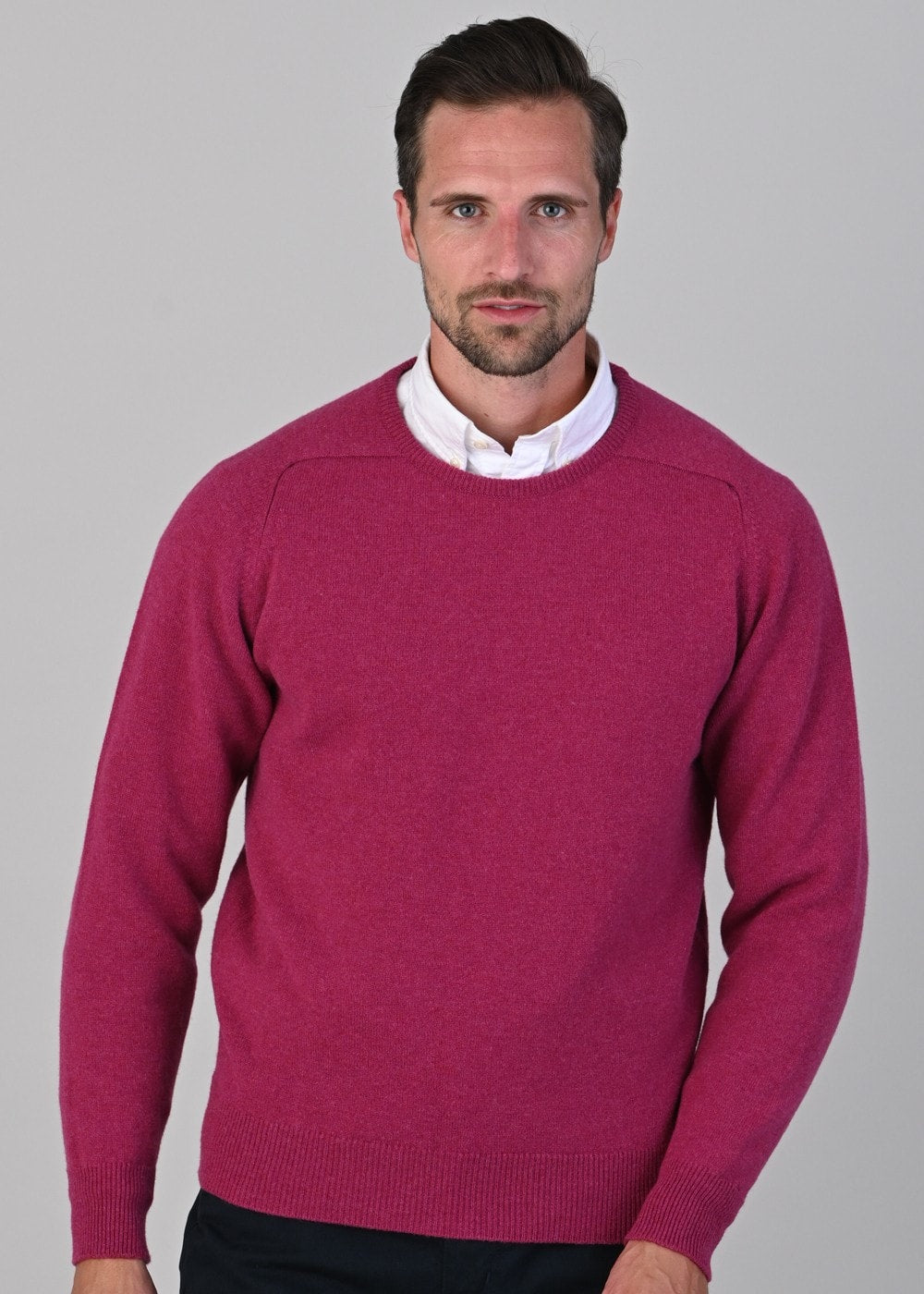 Leven 2 Ply Lambswool Crew Neck - Vegas - 3