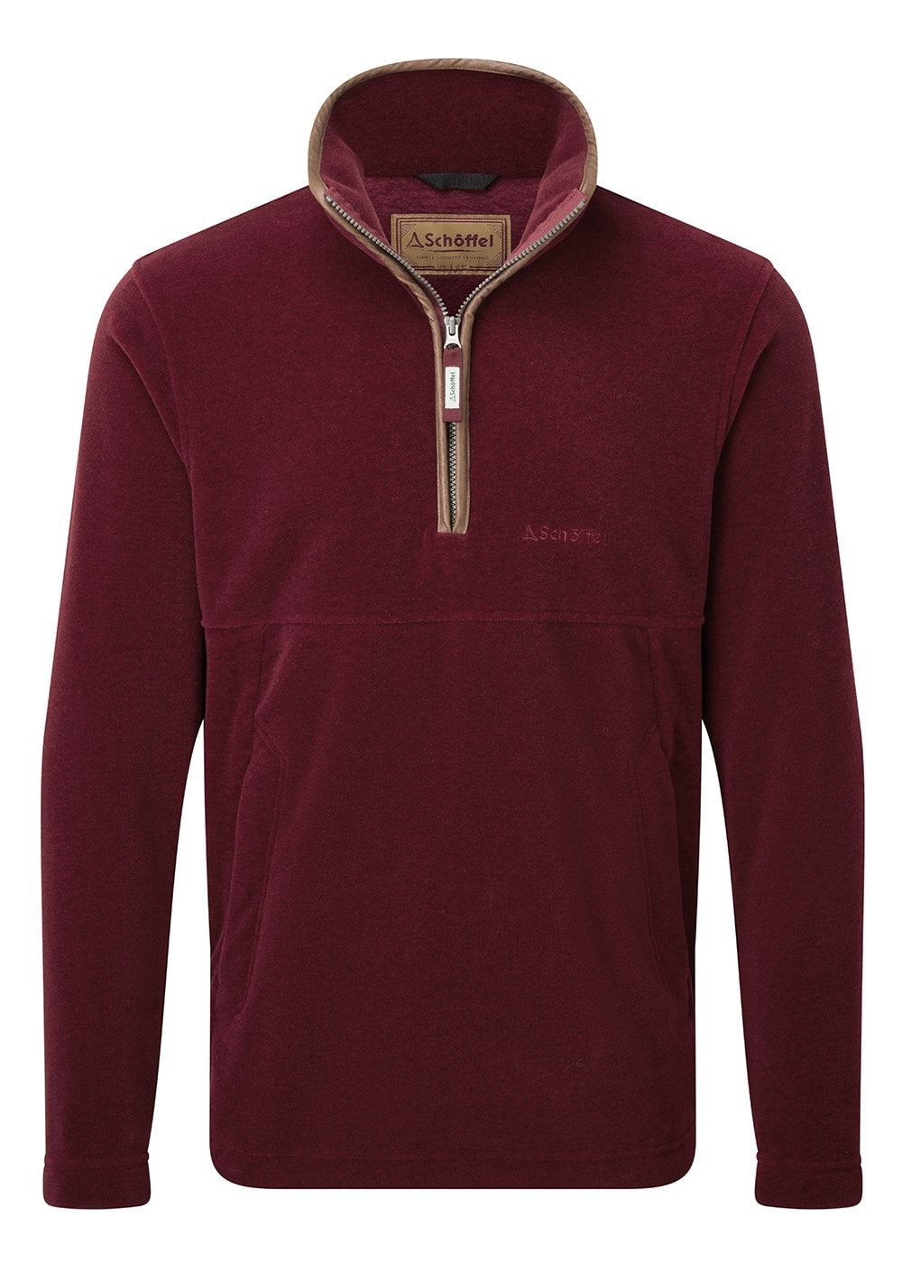 Berkeley Quarter Zip - Claret - 4