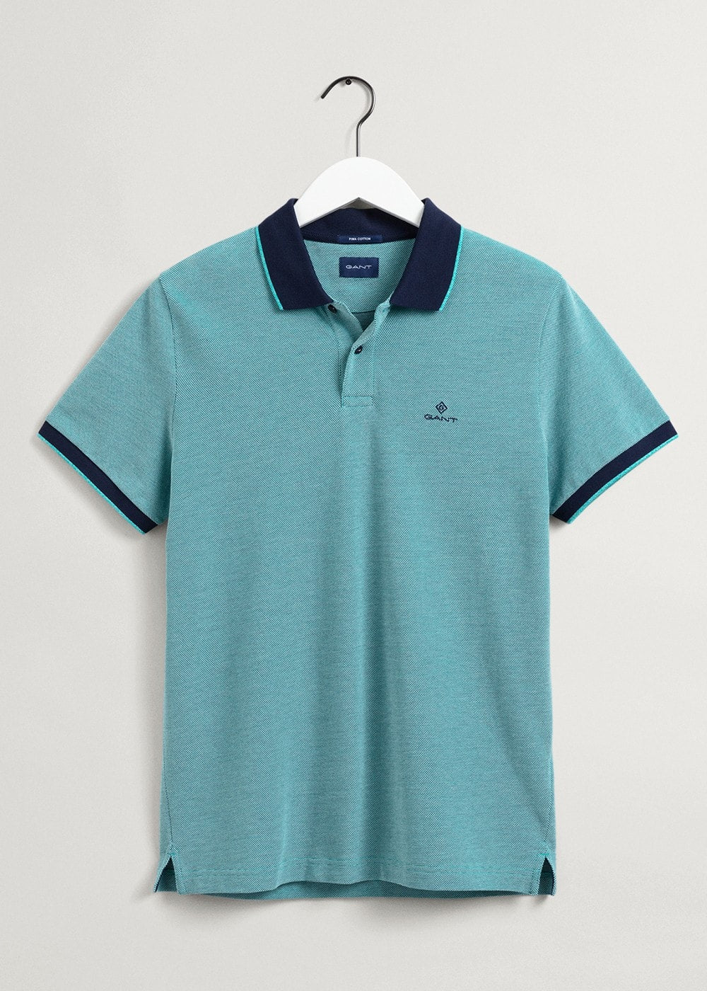 Oxford Pique Rugger - Deep Turquoise - 4