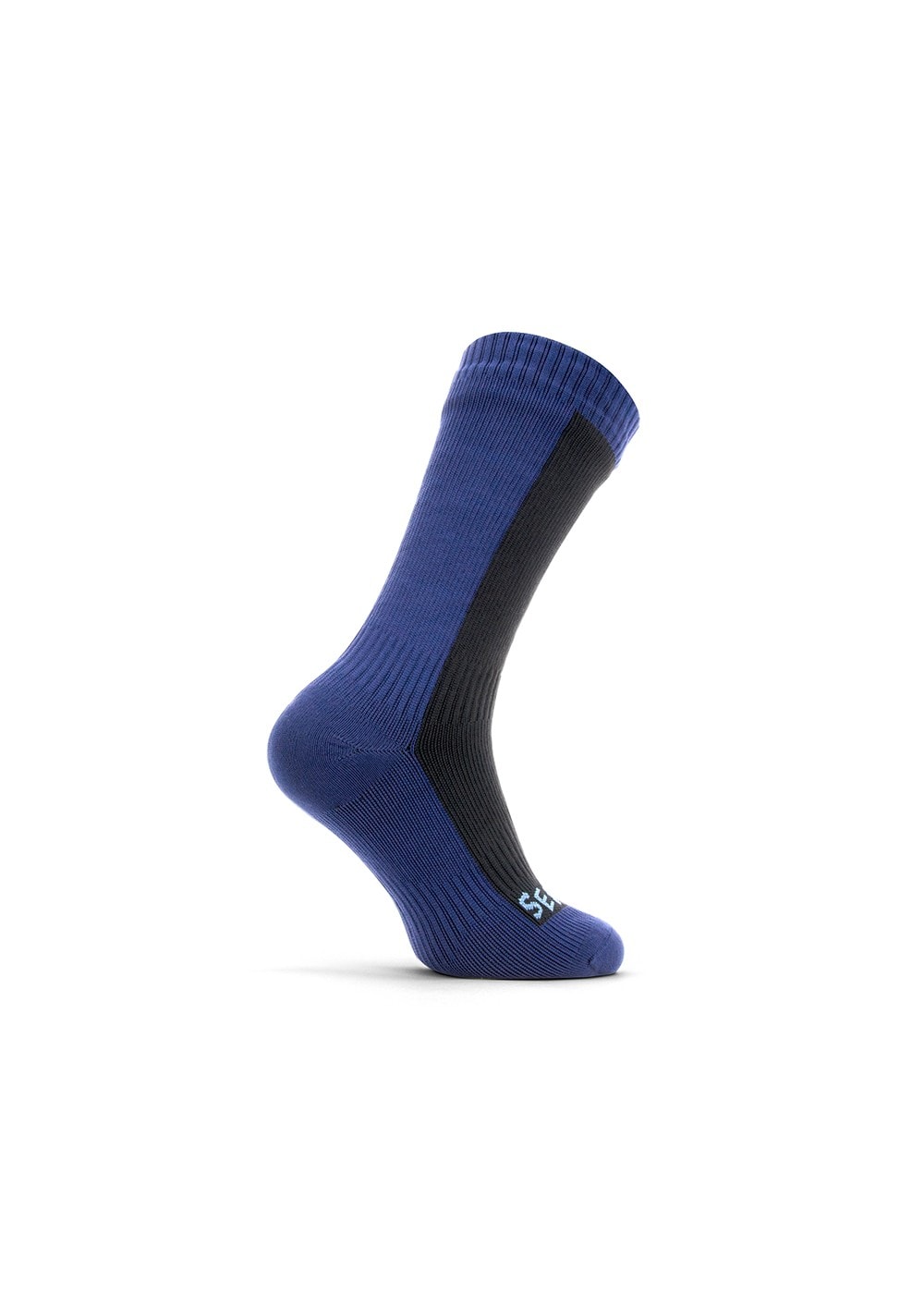 Waterproof Cold Weather Mid Length Socks - Black and Navy Blue - 2