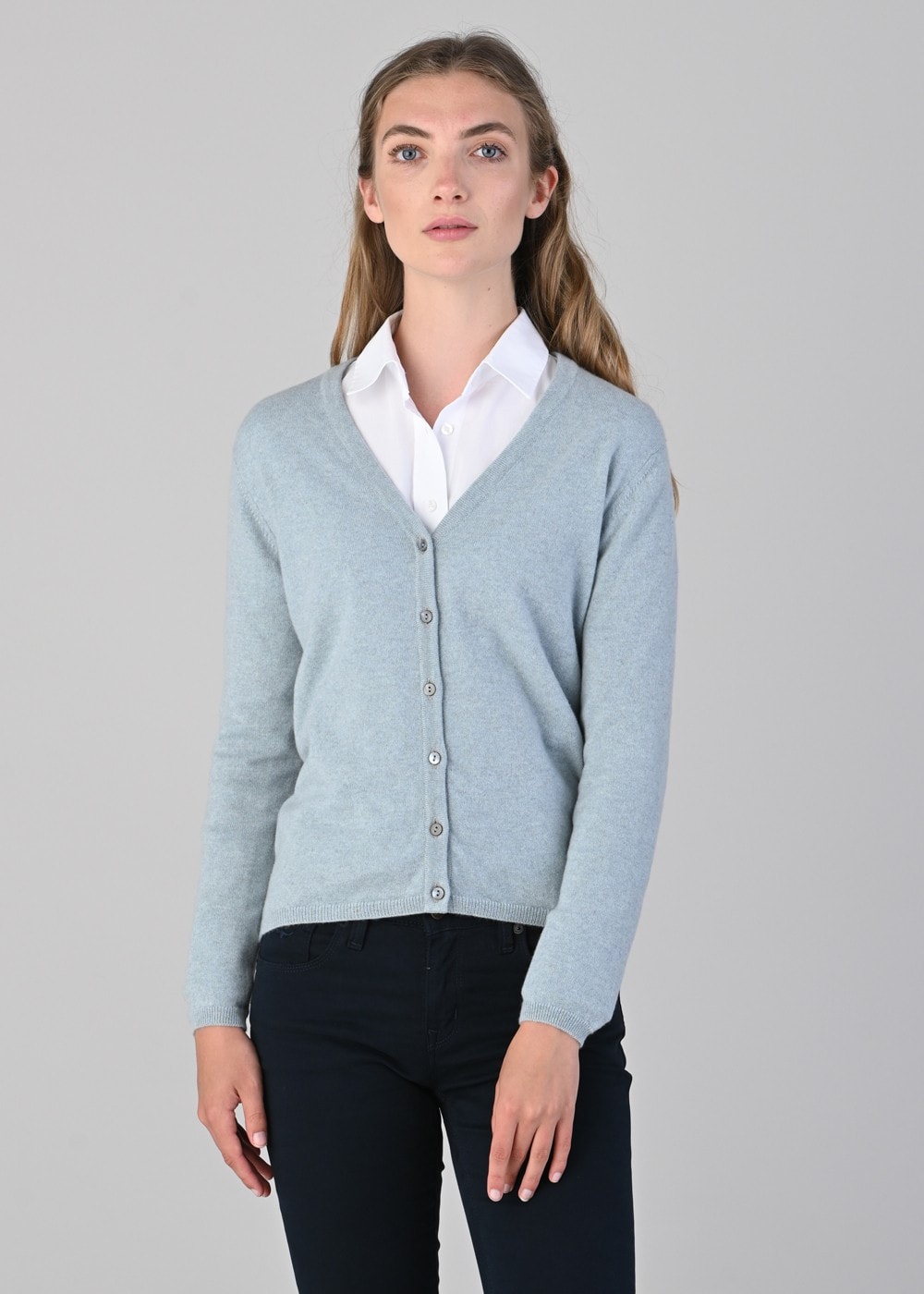 Millie Cashmere Vee Cardigan - Harr - 4