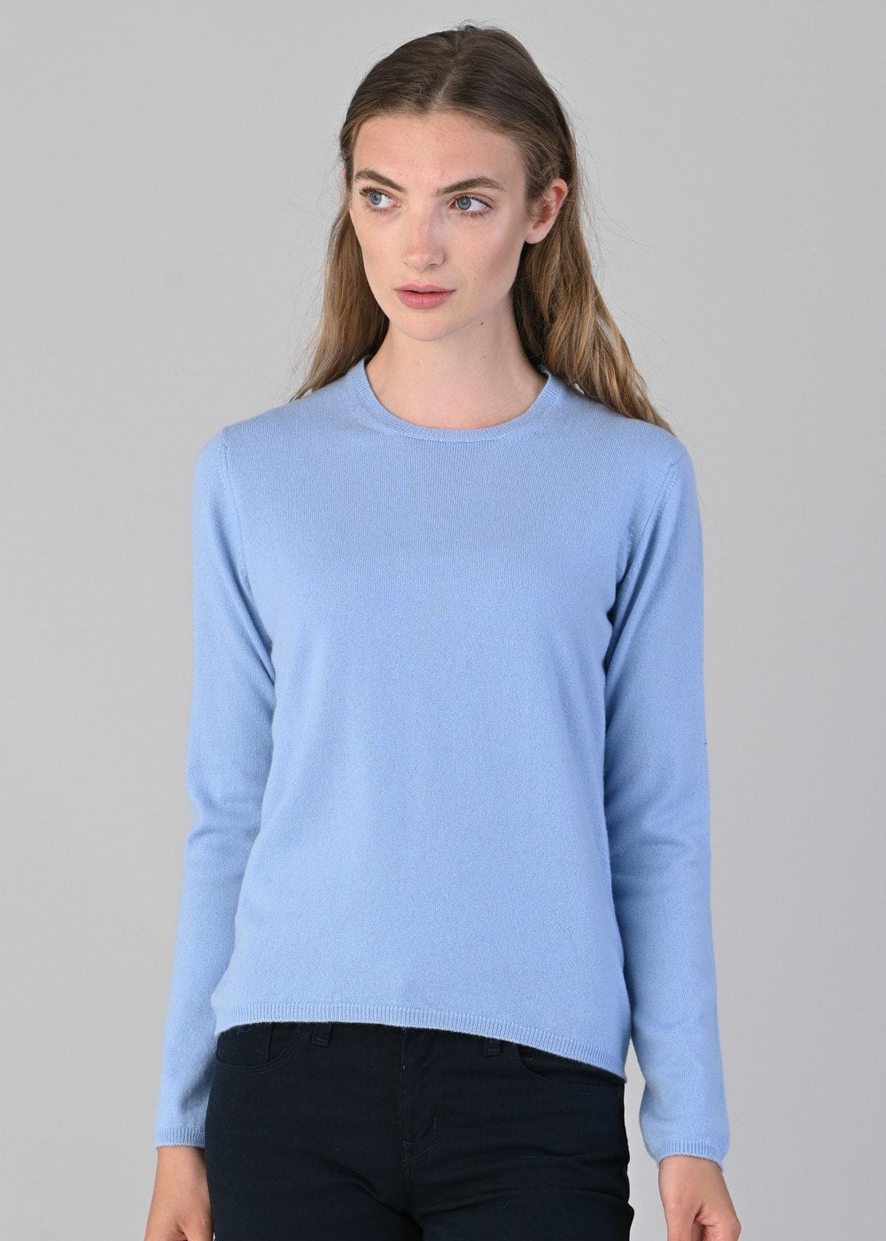 Millie Cashmere Crew Neck - Hyacinth - 2