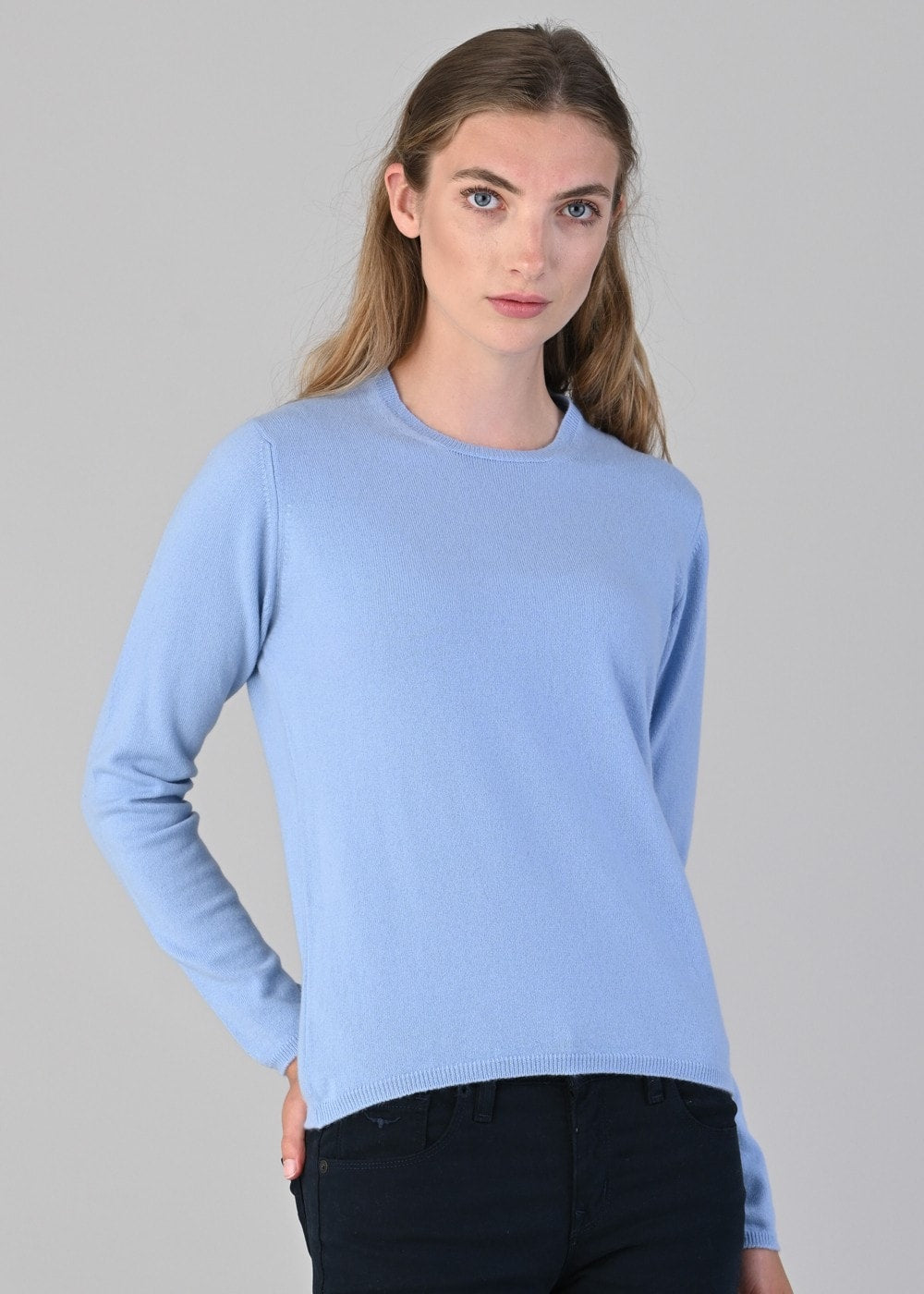 Millie Cashmere Crew Neck - Hyacinth - 3