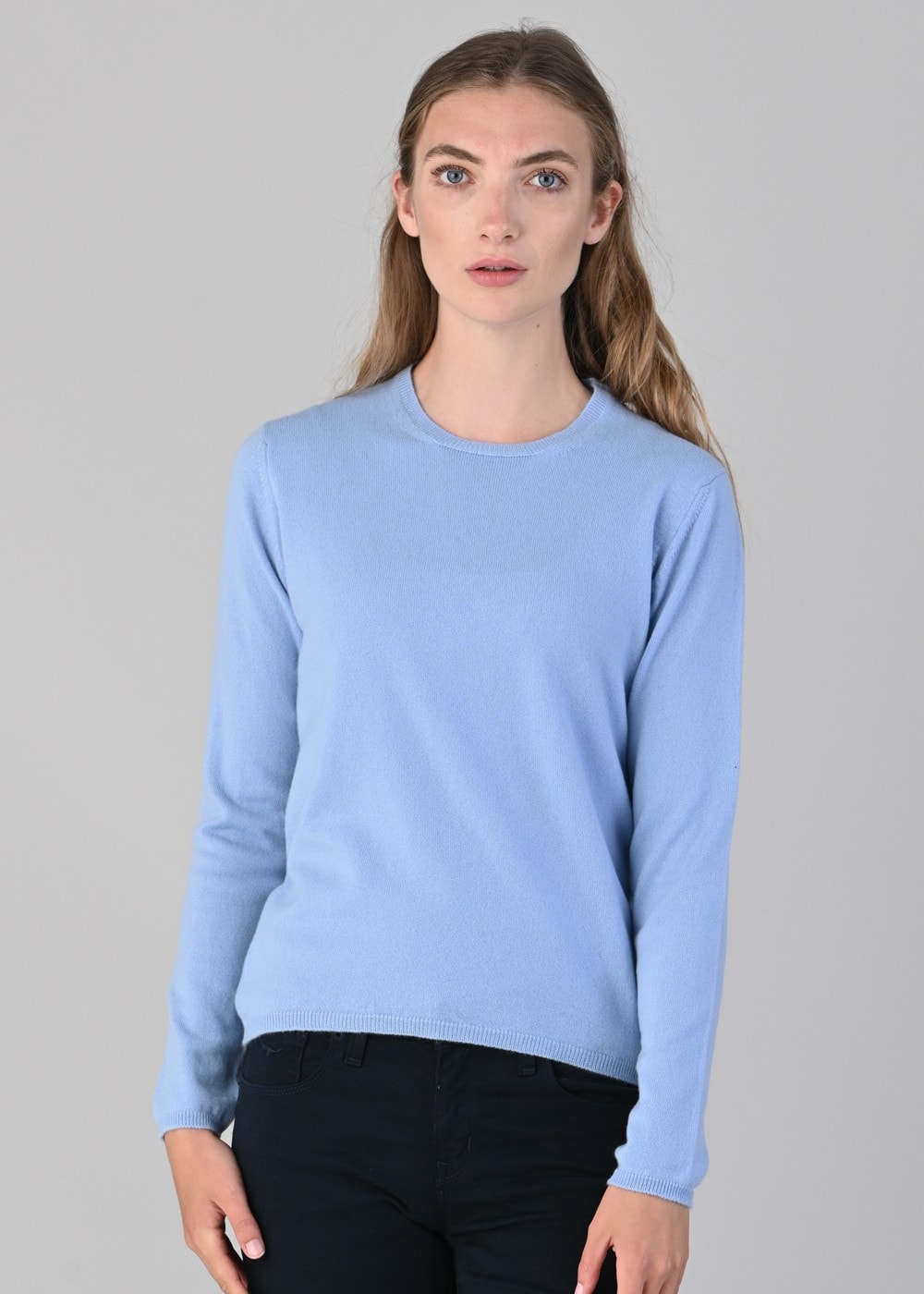 Millie Cashmere Crew Neck - Hyacinth - 4