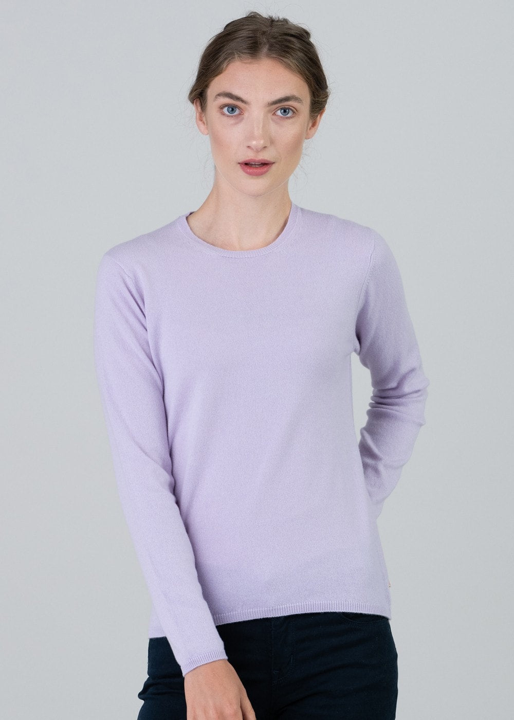 Millie Cashmere Crew Neck - Freesia - 3