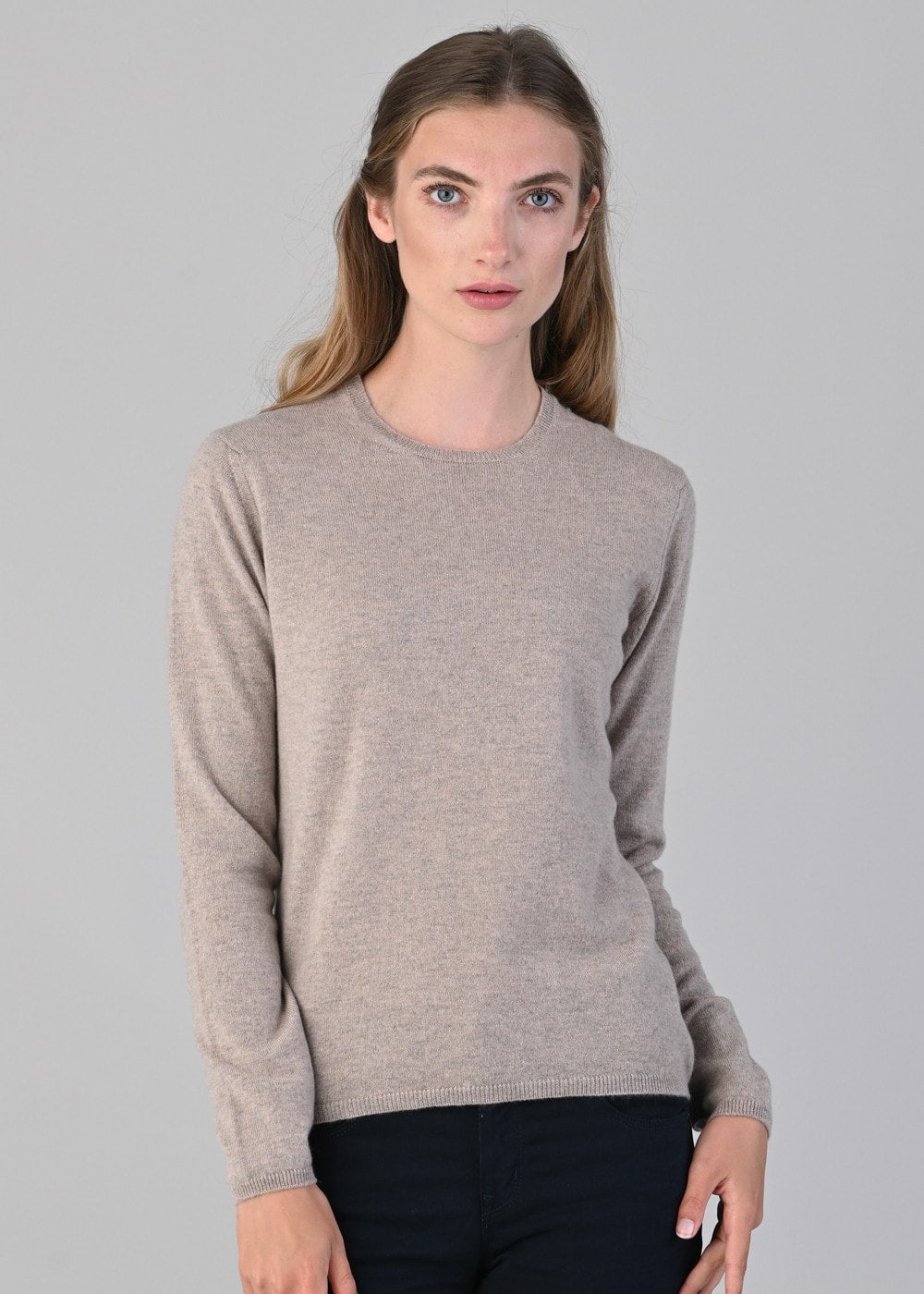 Millie Cashmere Crew Neck - Moondust - 4