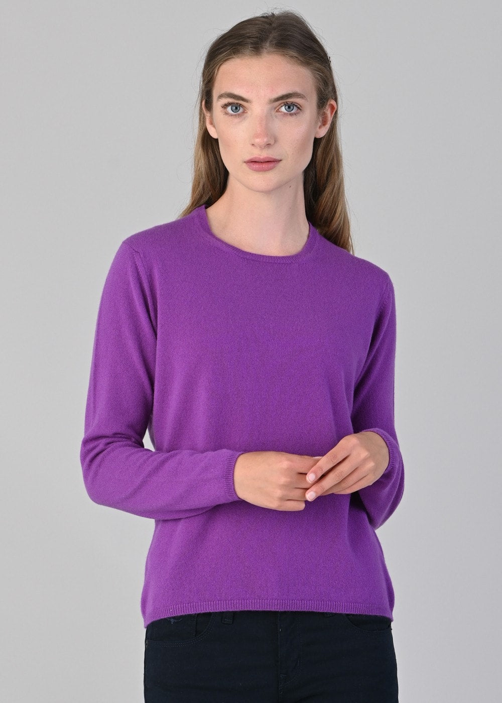 Millie Cashmere Crew Neck - Sari - 5