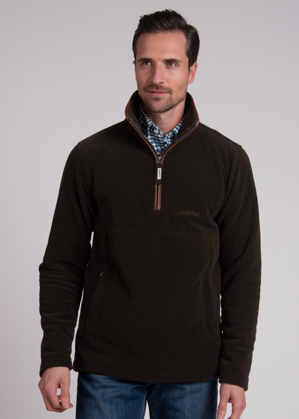 Berkeley Quarter Zip - Dark Olive - 3