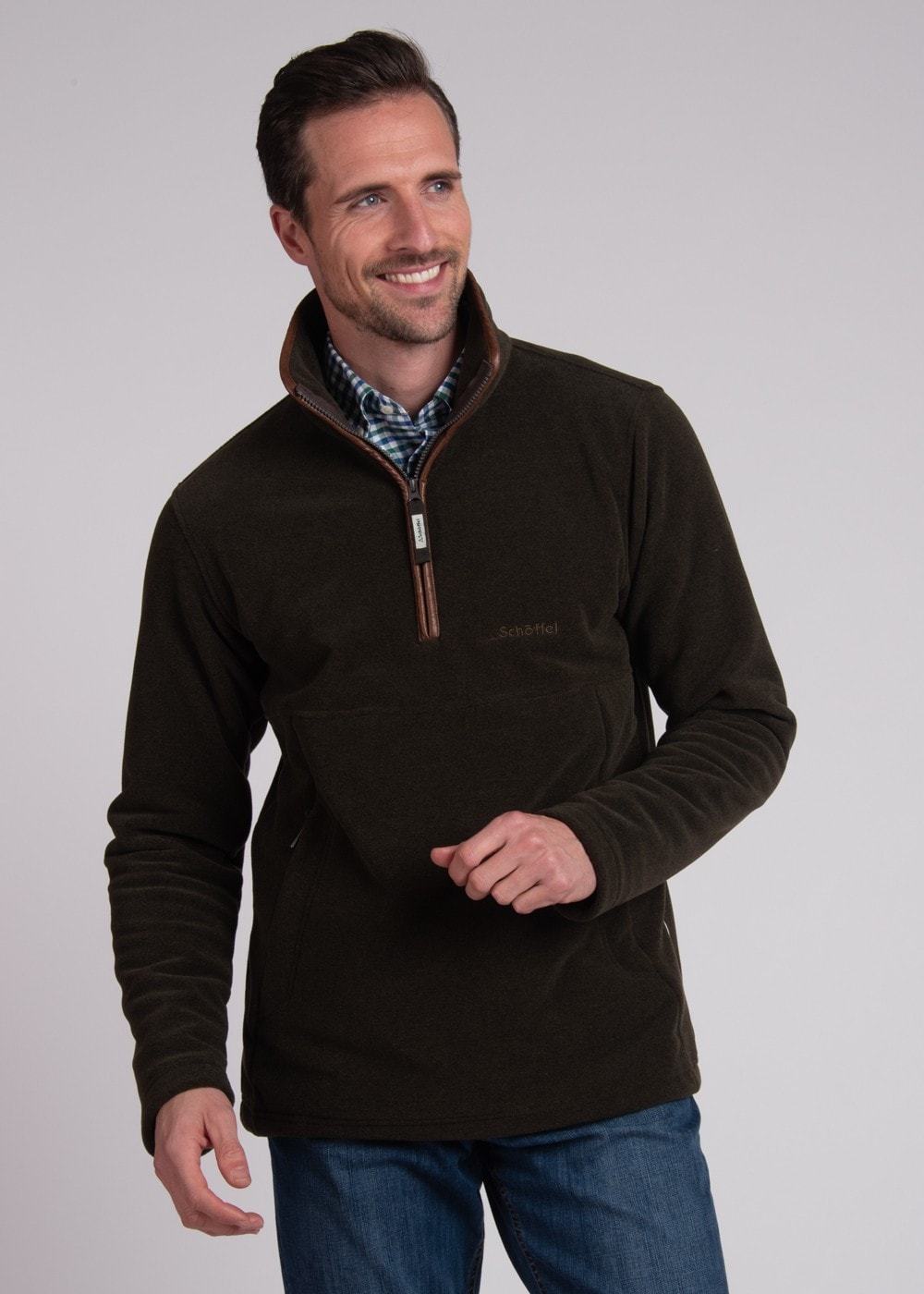 Berkeley Quarter Zip - Dark Olive - 4