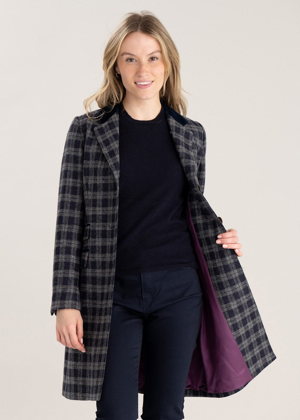 Claremont Coat - Whitley Check - 9