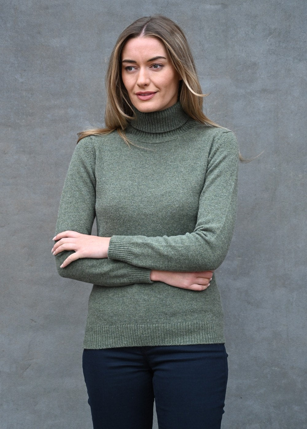 Lindsey Lambswool Roll Neck - Landscape - 5