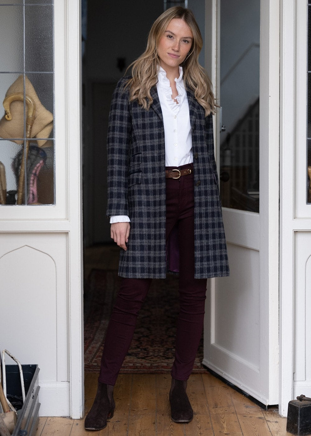 Claremont Coat - Whitley Check - 2