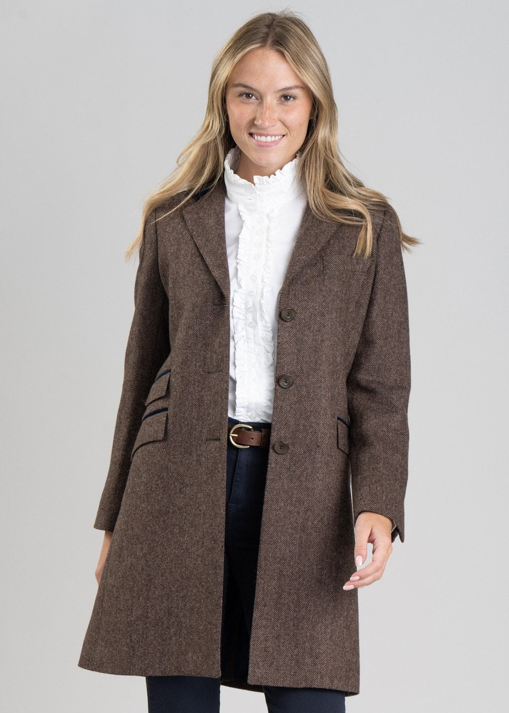 Claremont Coat - Sussex Herringbone - 1