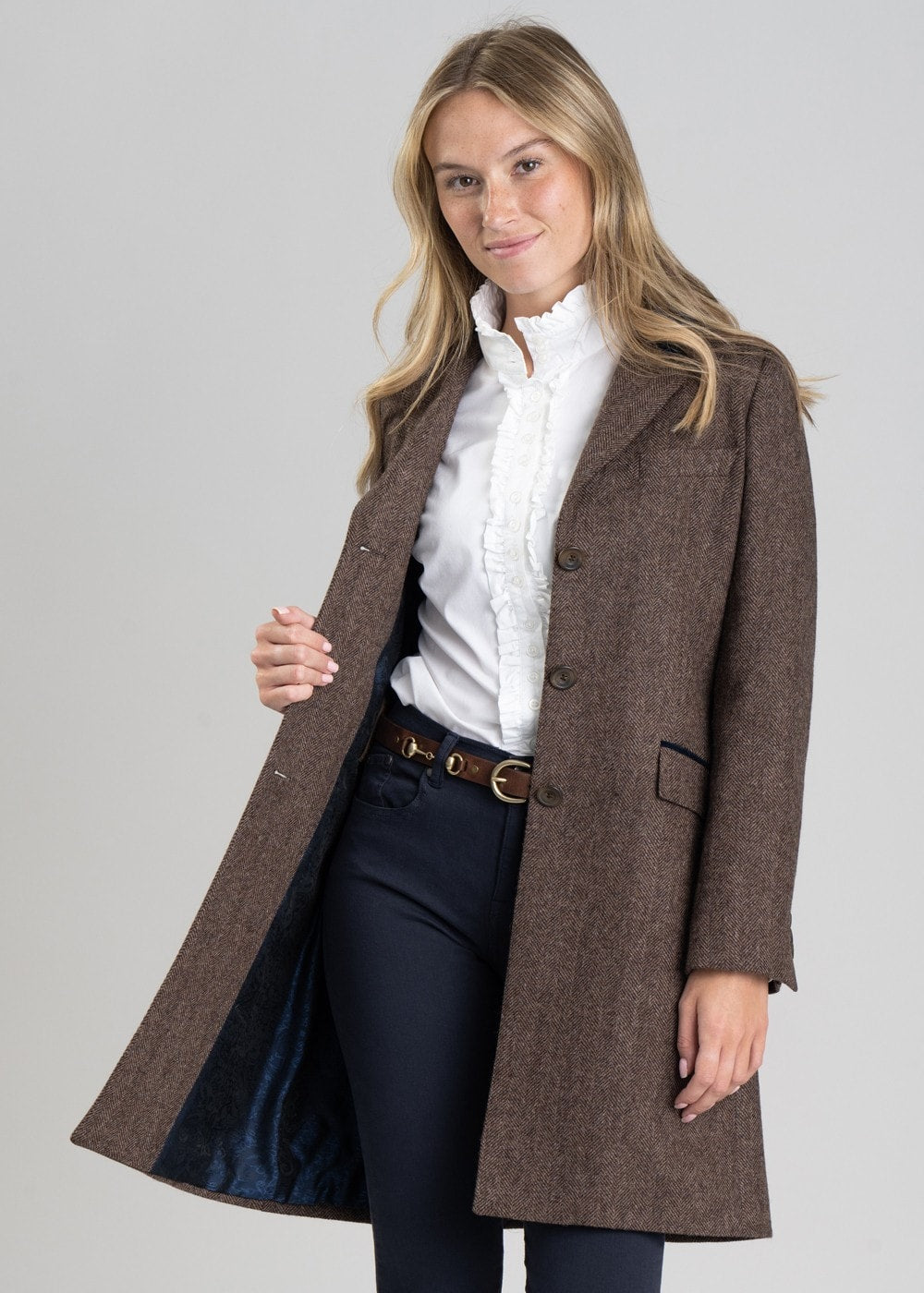 Claremont Coat - Sussex Herringbone - 3