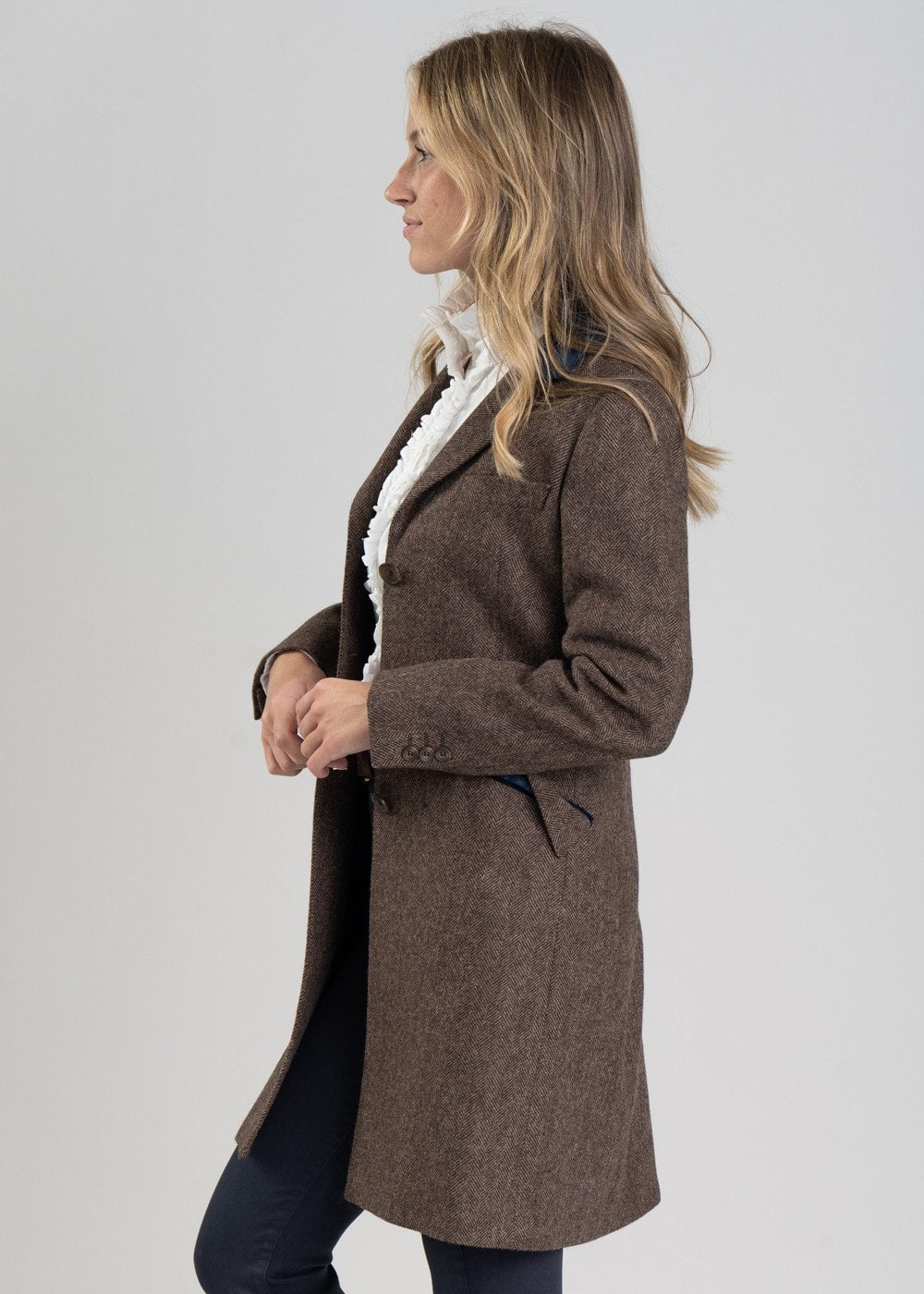 Claremont Coat - Sussex Herringbone - 4