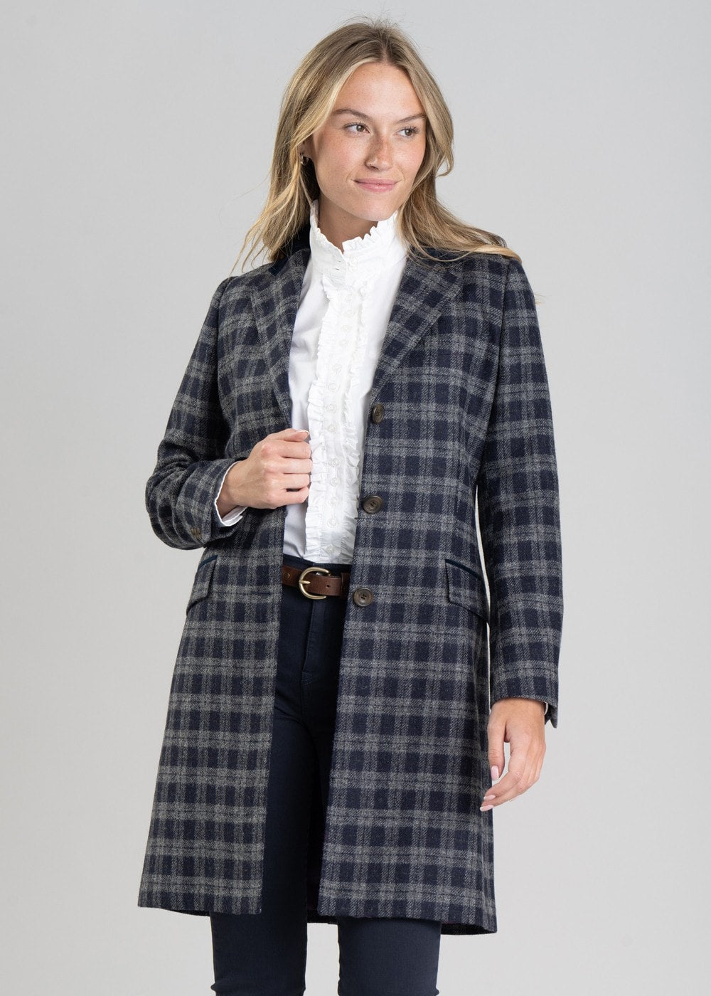 Claremont Coat - Whitley Check - 3