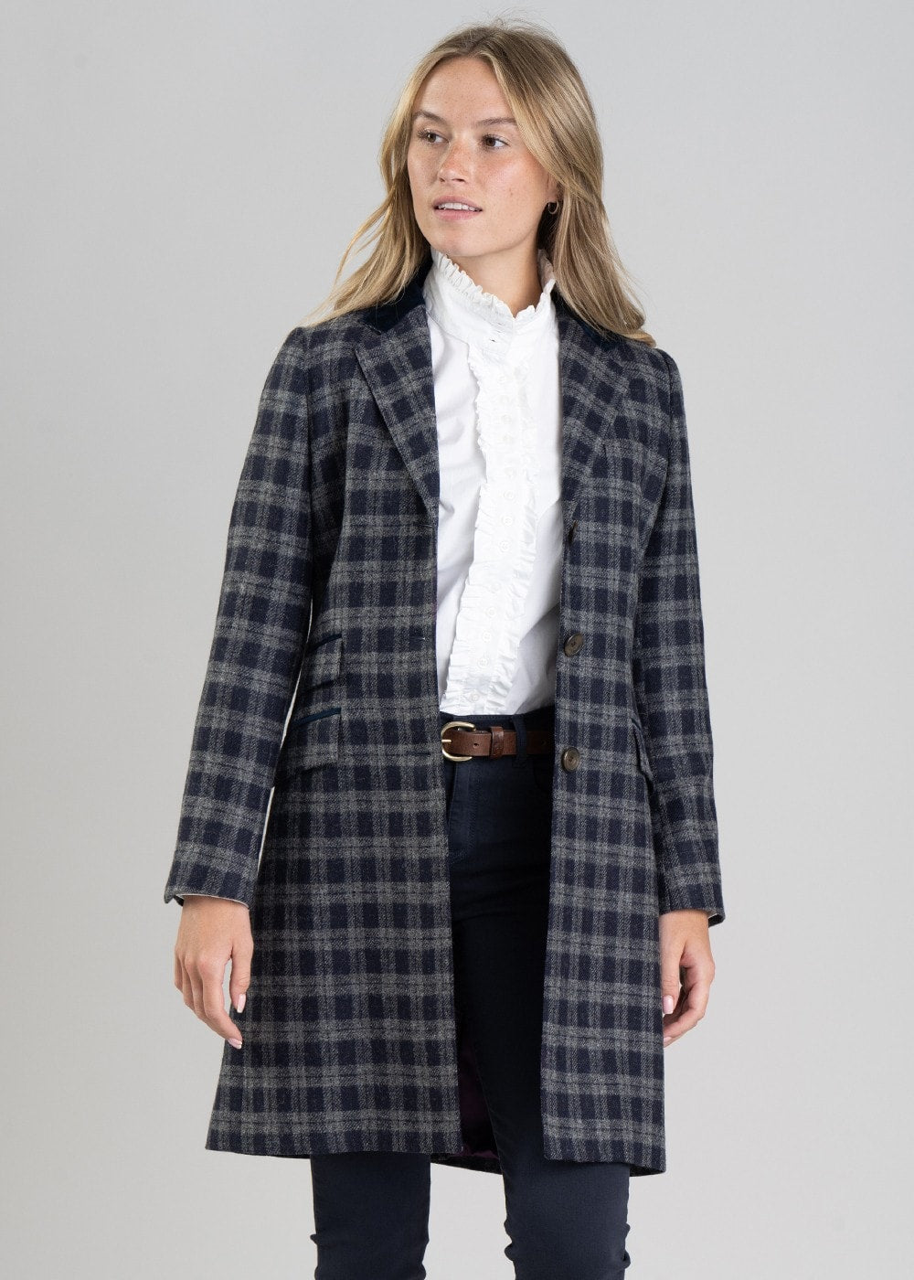 Claremont Coat - Whitley Check - 4