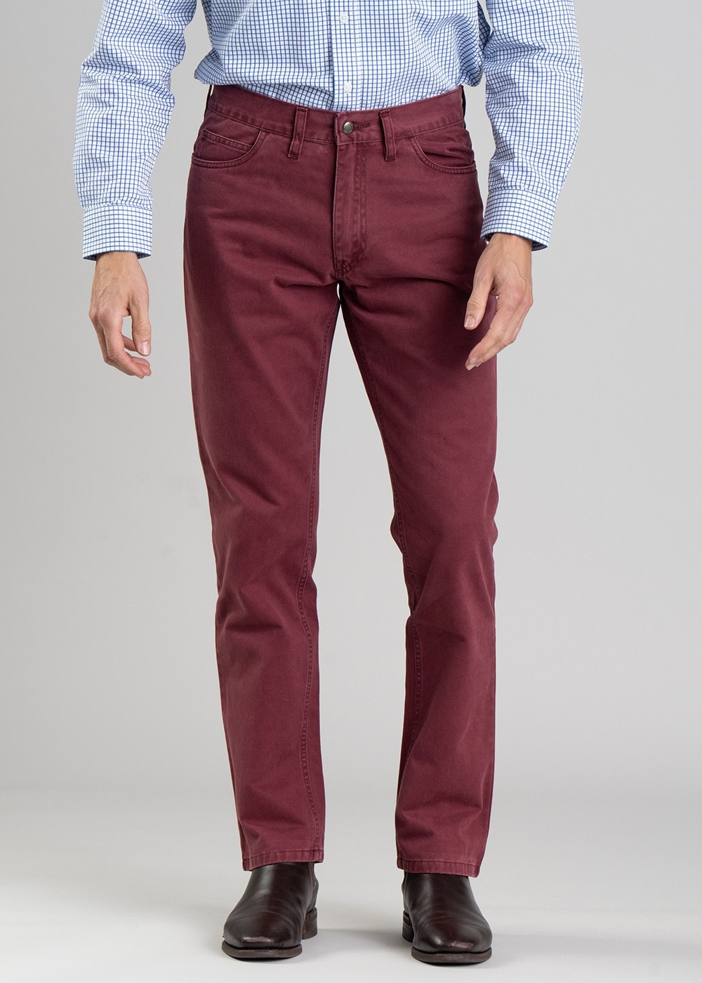 Eco-Landye Twill Jeans - Mulberry - 1