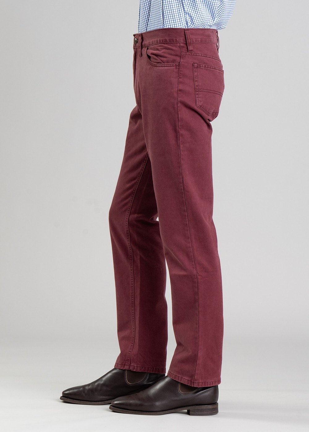 Eco-Landye Twill Jeans - Mulberry - 3