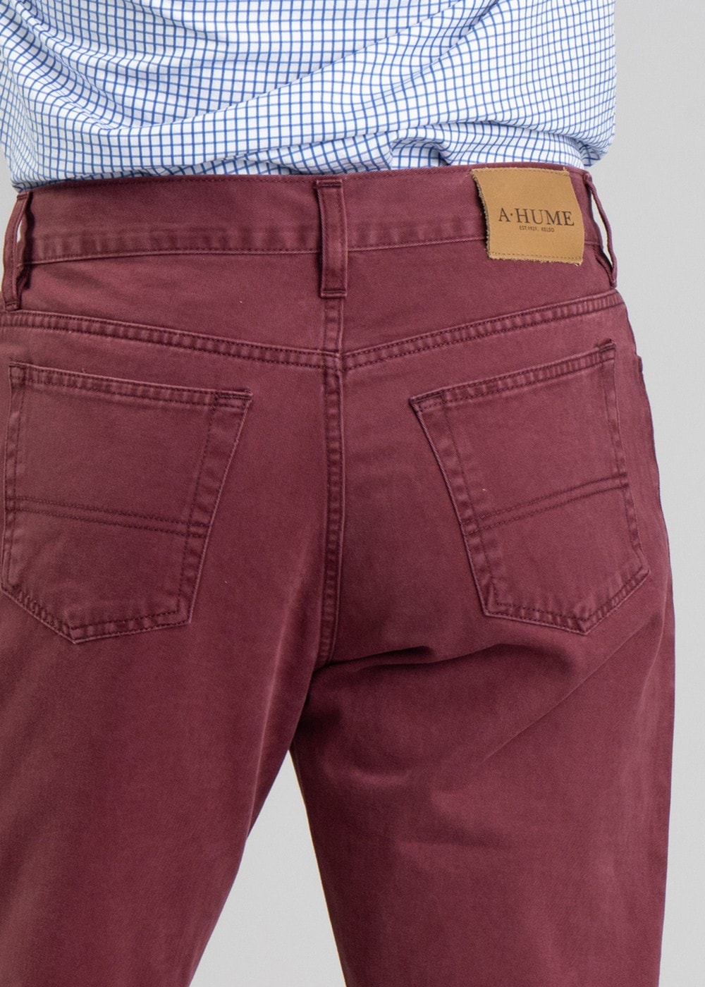 Eco-Landye Twill Jeans - Mulberry - 5