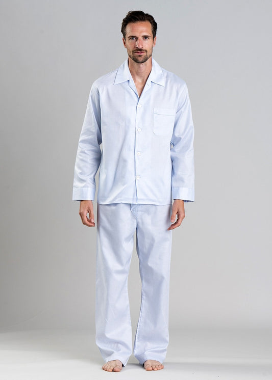 Classic Checked Pyjamas - Blue - 1