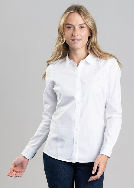 Derwent Shirt - White and Rosewood - 1