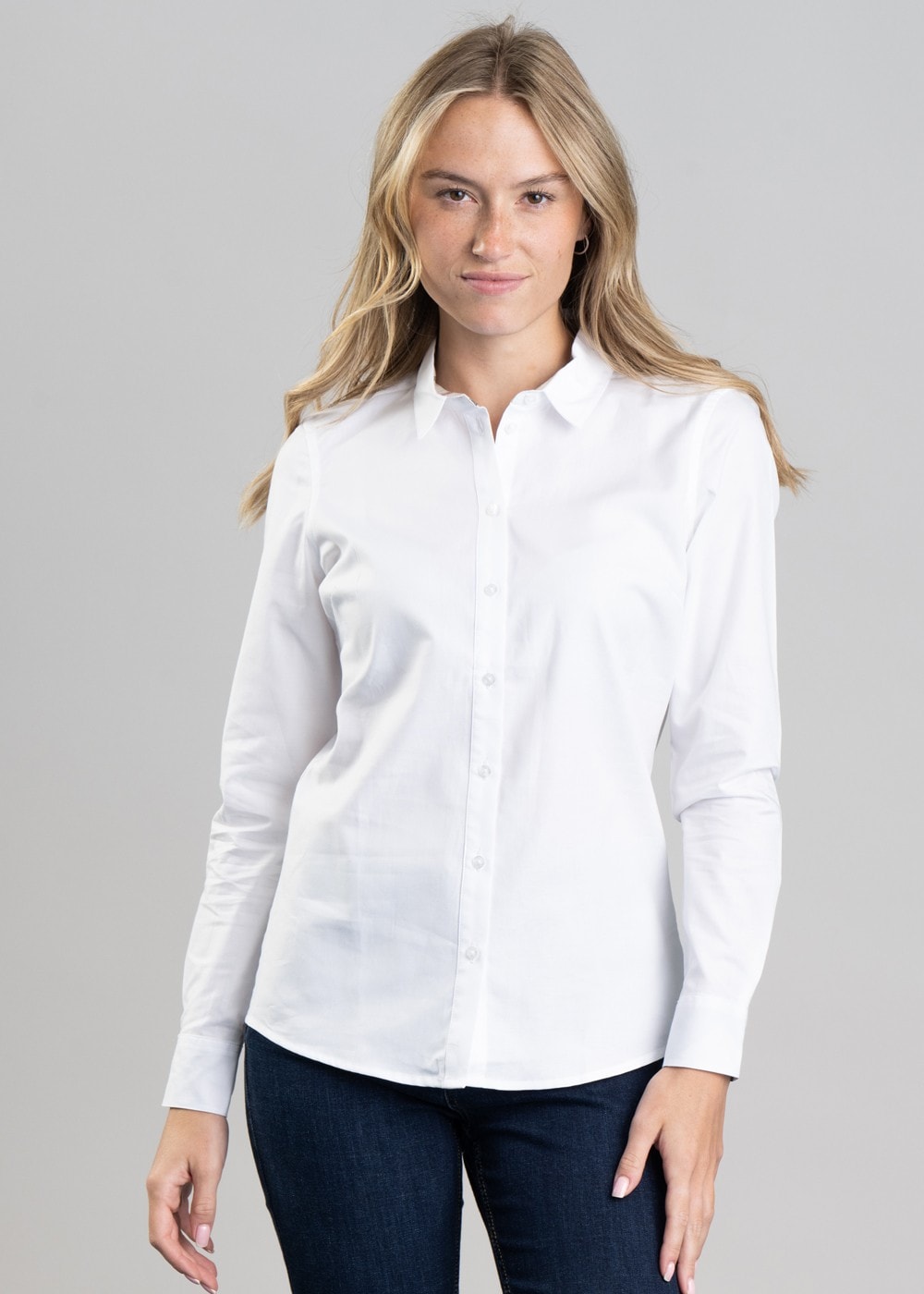 Derwent Shirt - White and Rosewood - 4