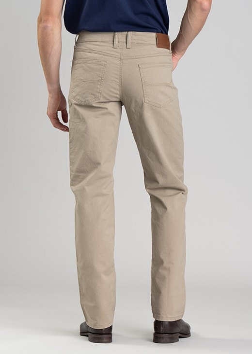 Linesman Slim Fit Drill Jeans (Luxury Fabric) - Buckskin - 3