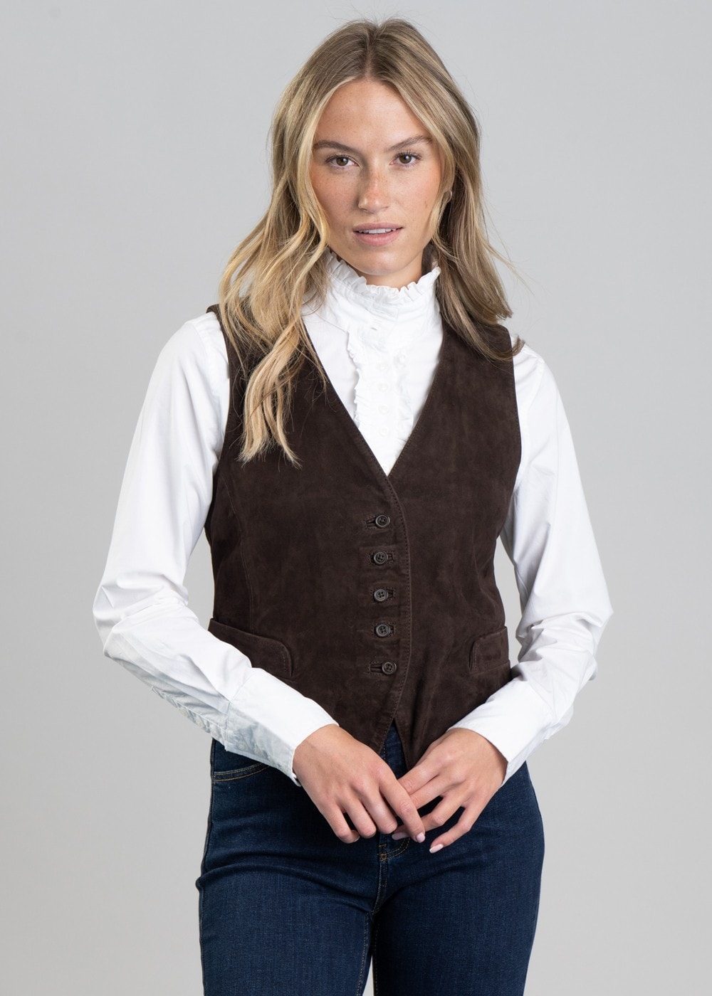 Classic Waistcoat - Brown - 2