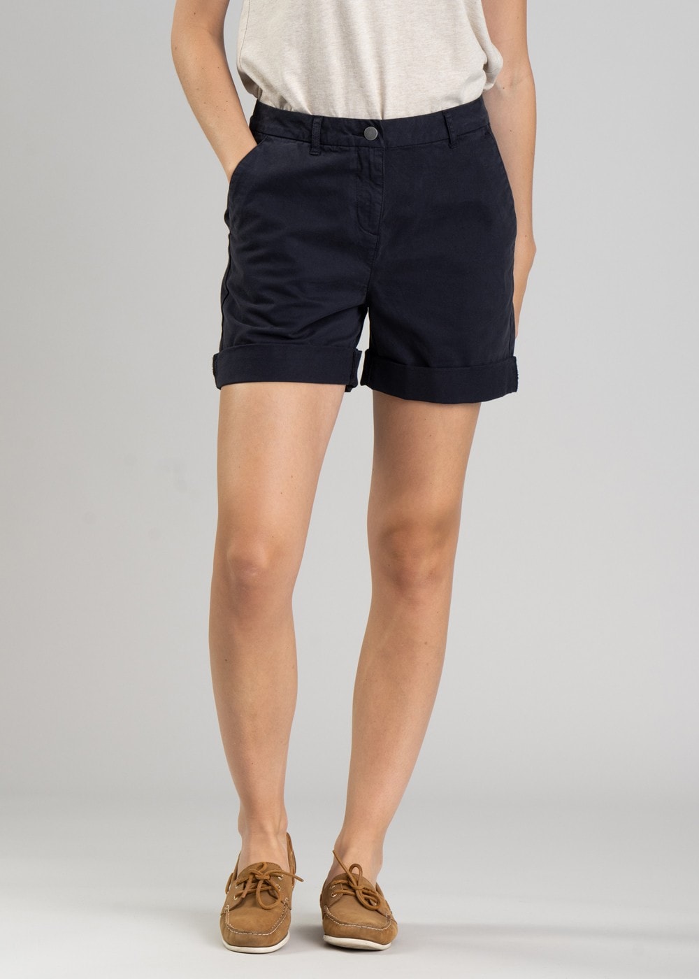 Chino Shorts - Navy - 1