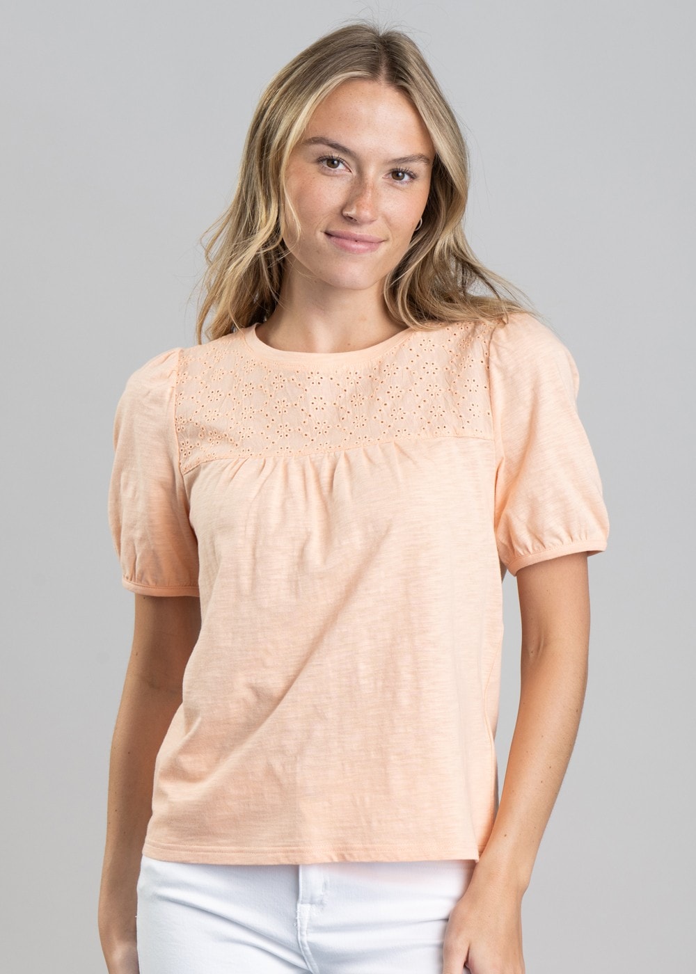 Pearl Top - Light Peach - 2