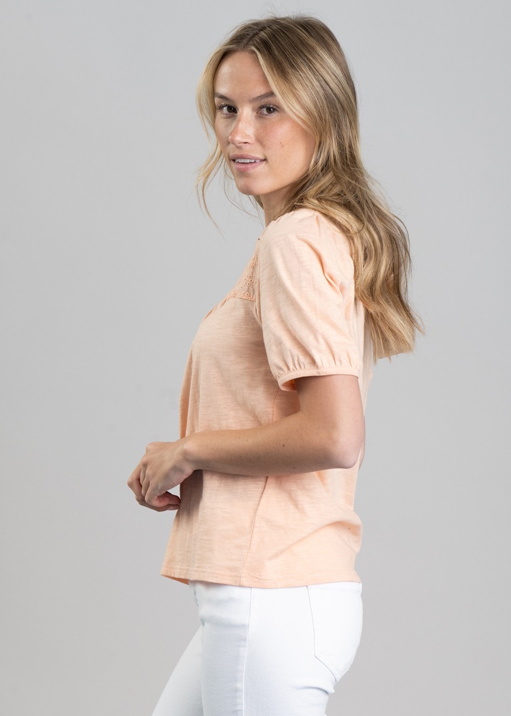 Pearl Top - Light Peach - 4