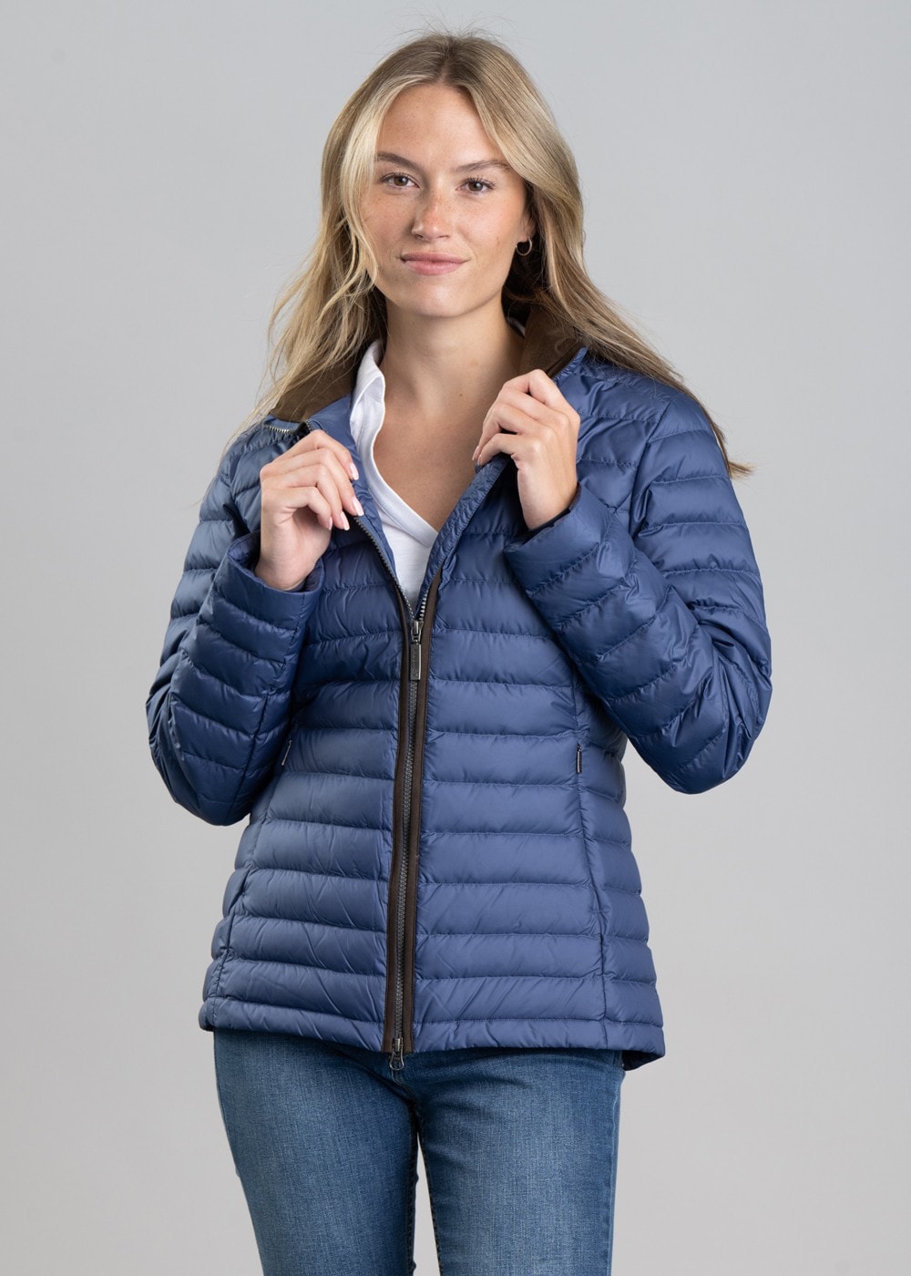 Hambleton Down Jacket - Stone Blue - 3