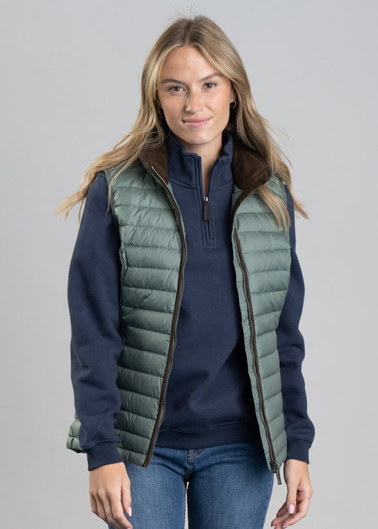 Launde Down Gilet - Laurel - 1