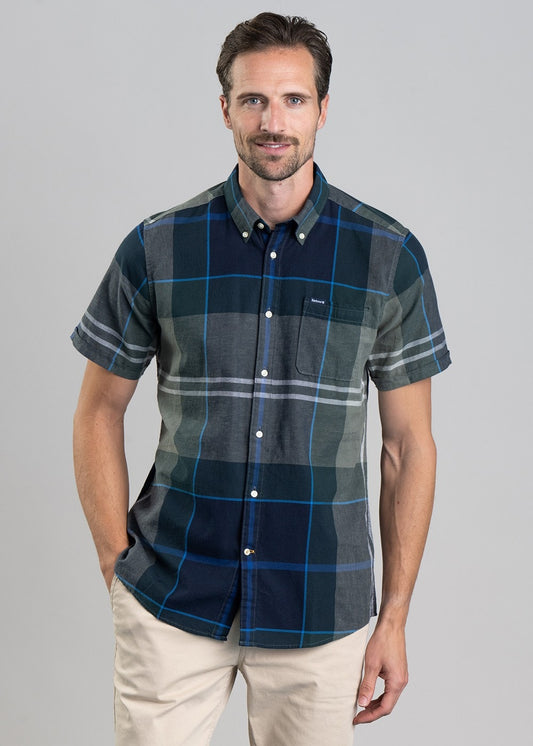 Douglas Tailored Shirt - Kielder Blue Tartan - 1