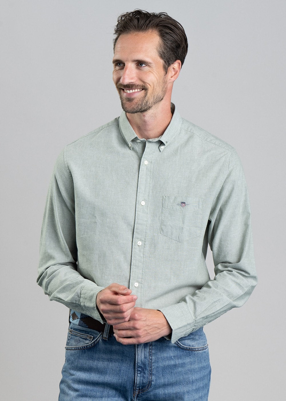 Linen Shirt - Kalamata Green - 4