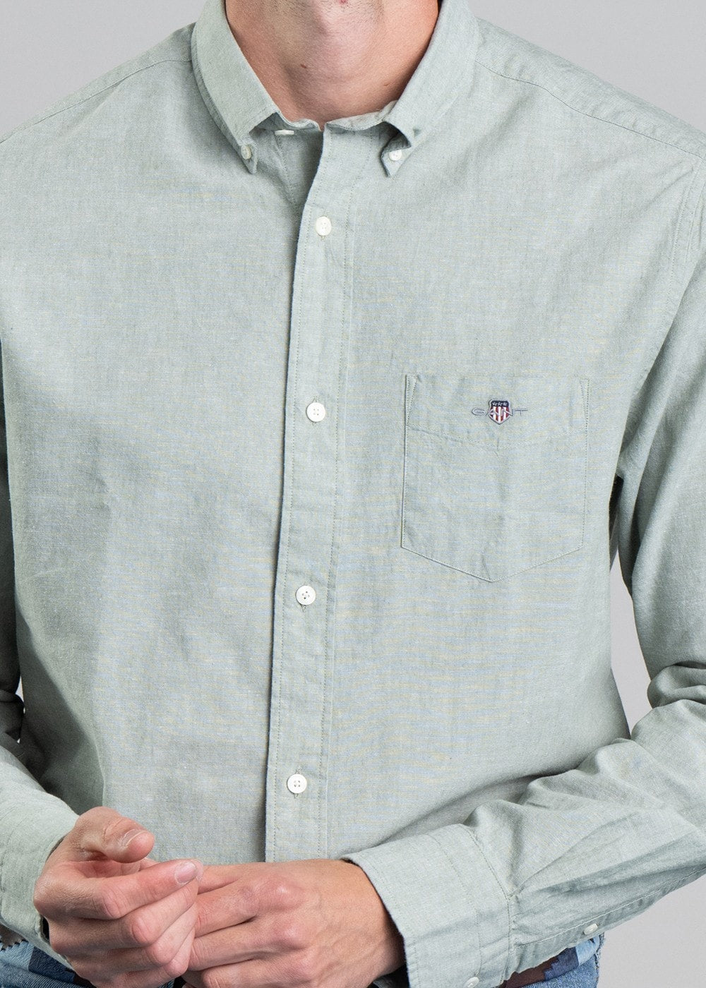 Linen Shirt - Kalamata Green - 5