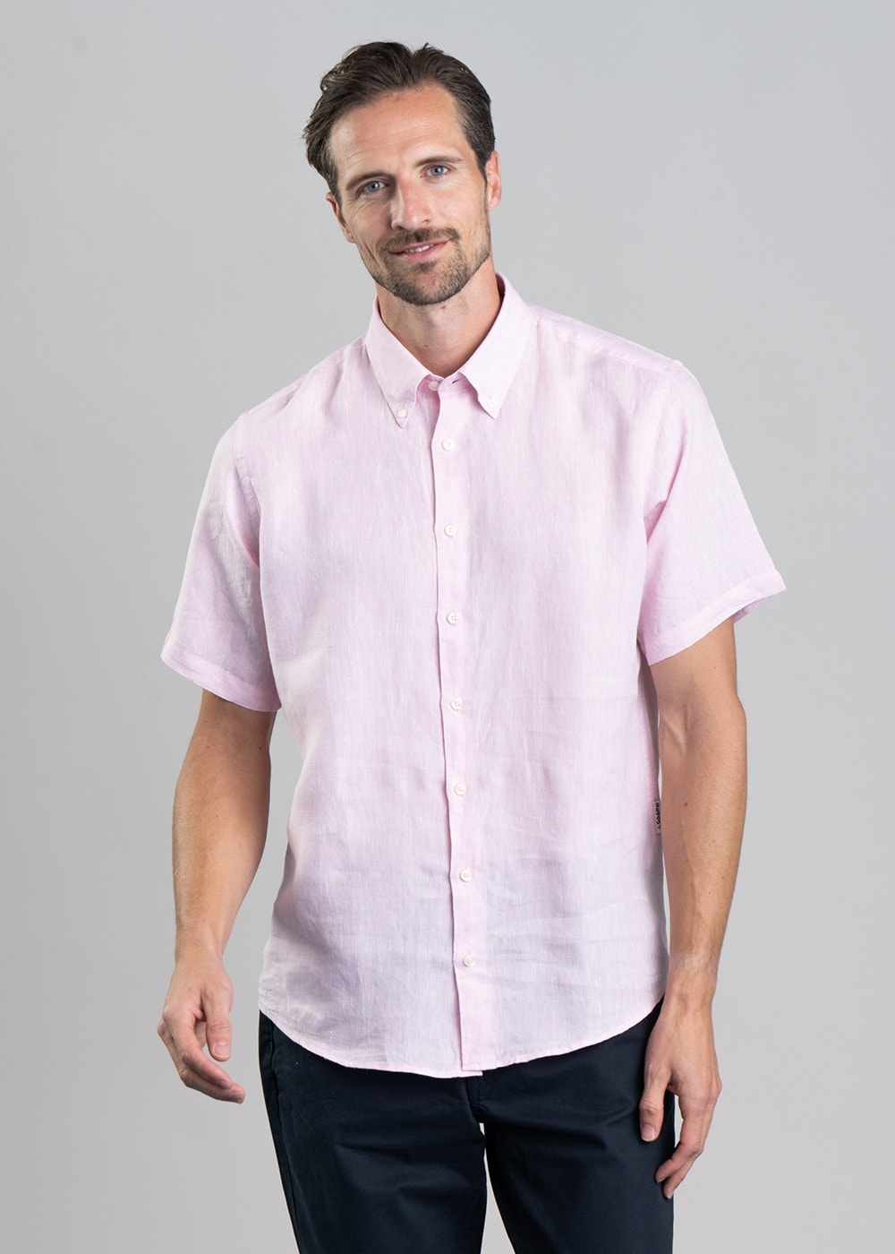 Thornham Short Sleeve Classic Shirt - Pale Pink - 4