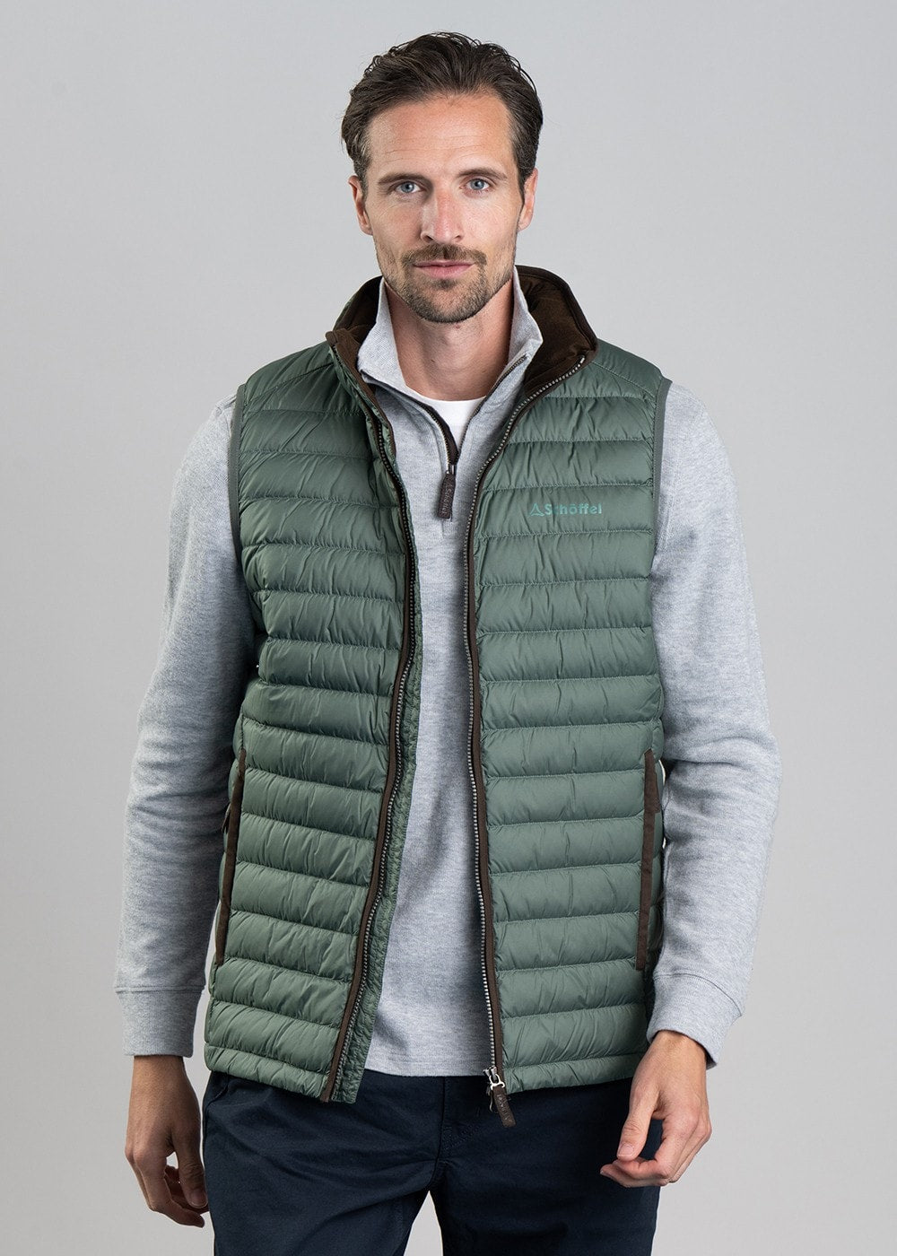 Bowden Down Gilet - Pine Green - 1