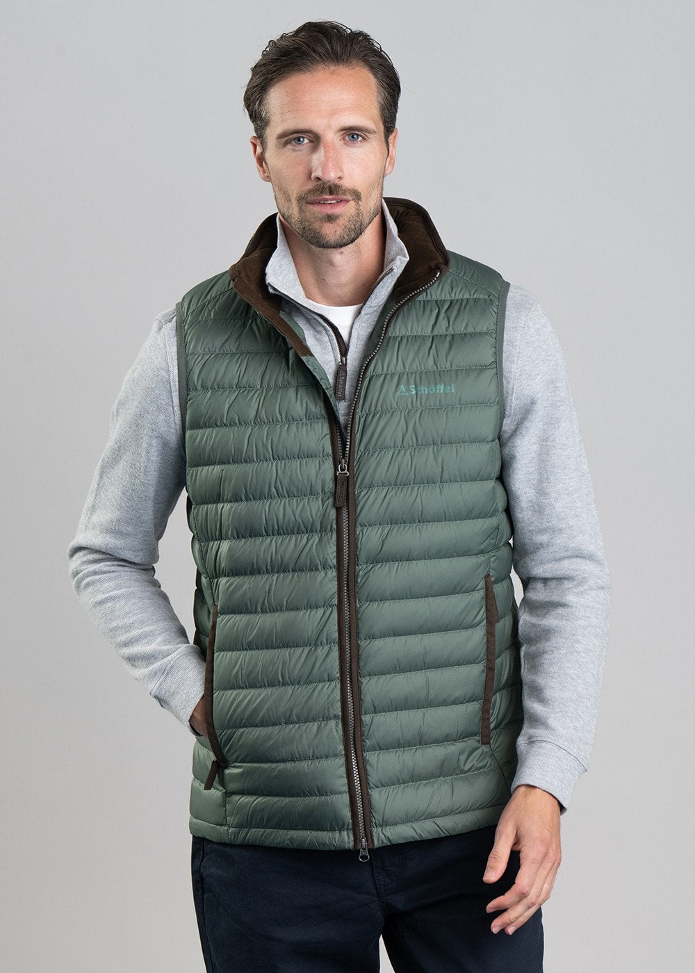 Bowden Down Gilet - Pine Green - 2