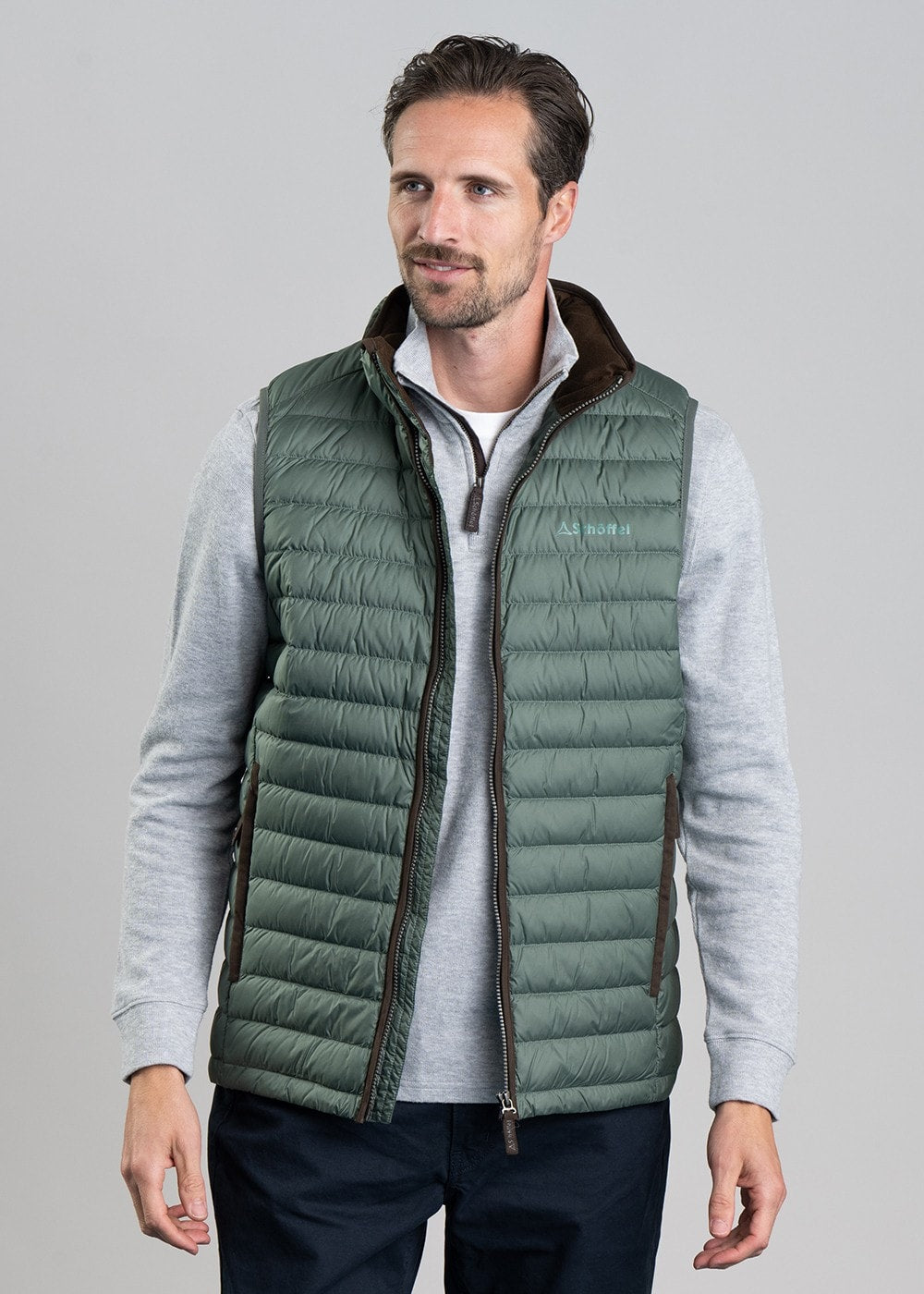 Bowden Down Gilet - Pine Green - 3