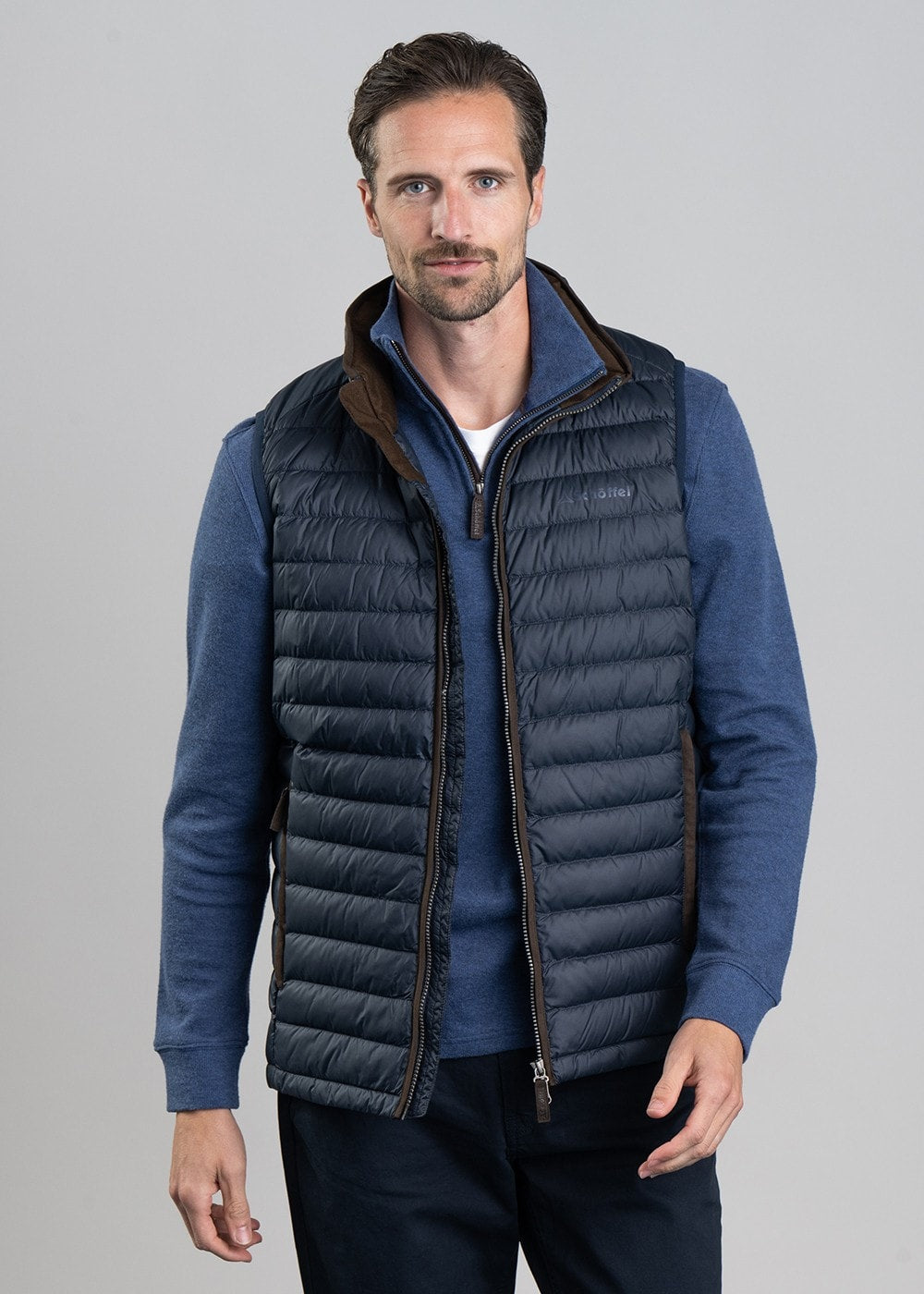 Bowden Down Gilet - True Navy - 1