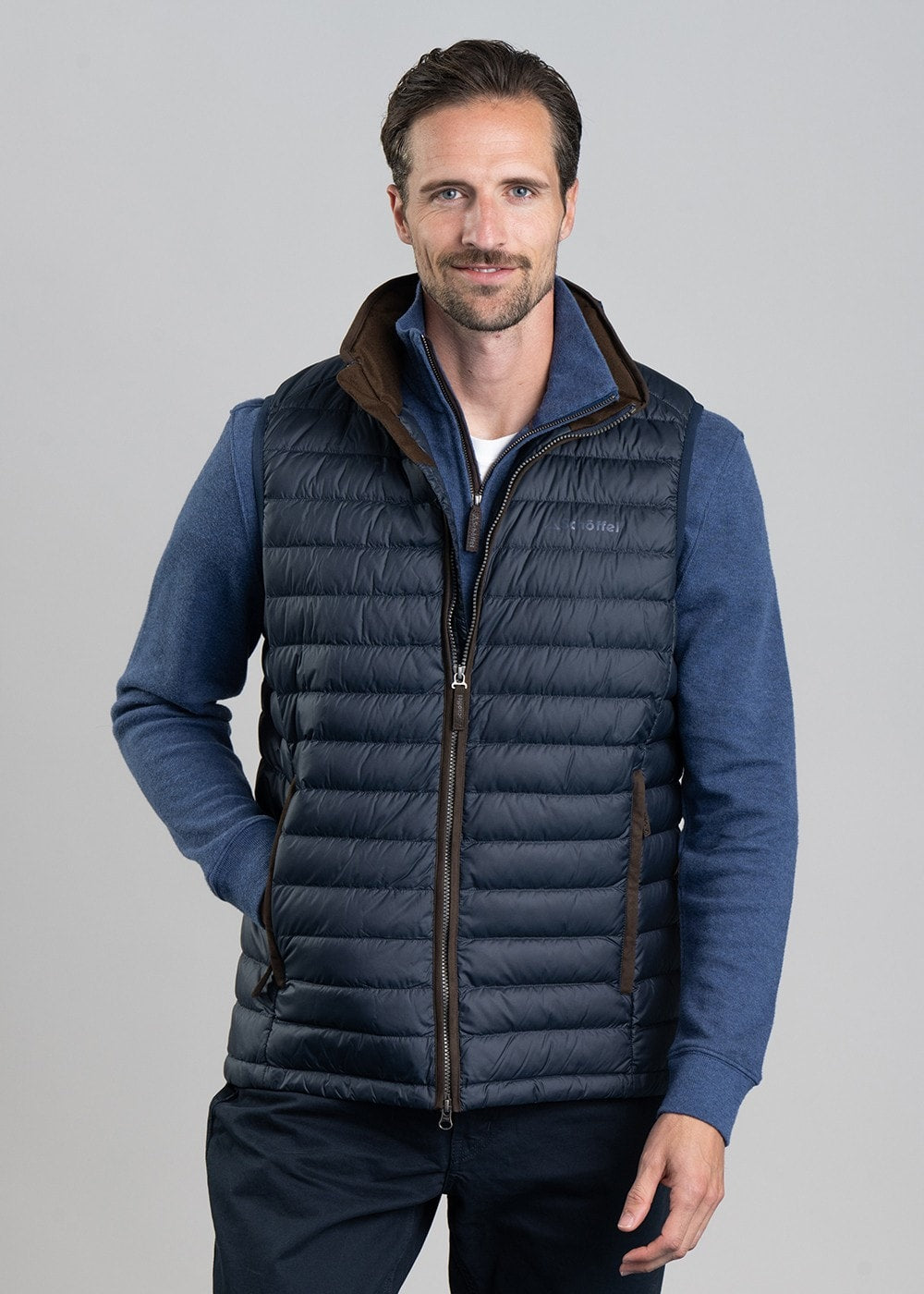 Bowden Down Gilet - True Navy - 2