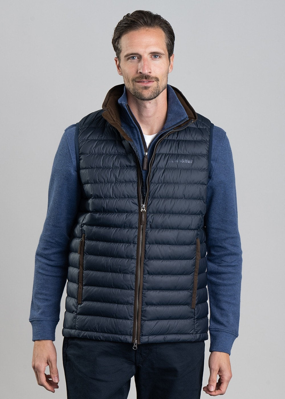 Bowden Down Gilet - True Navy - 3