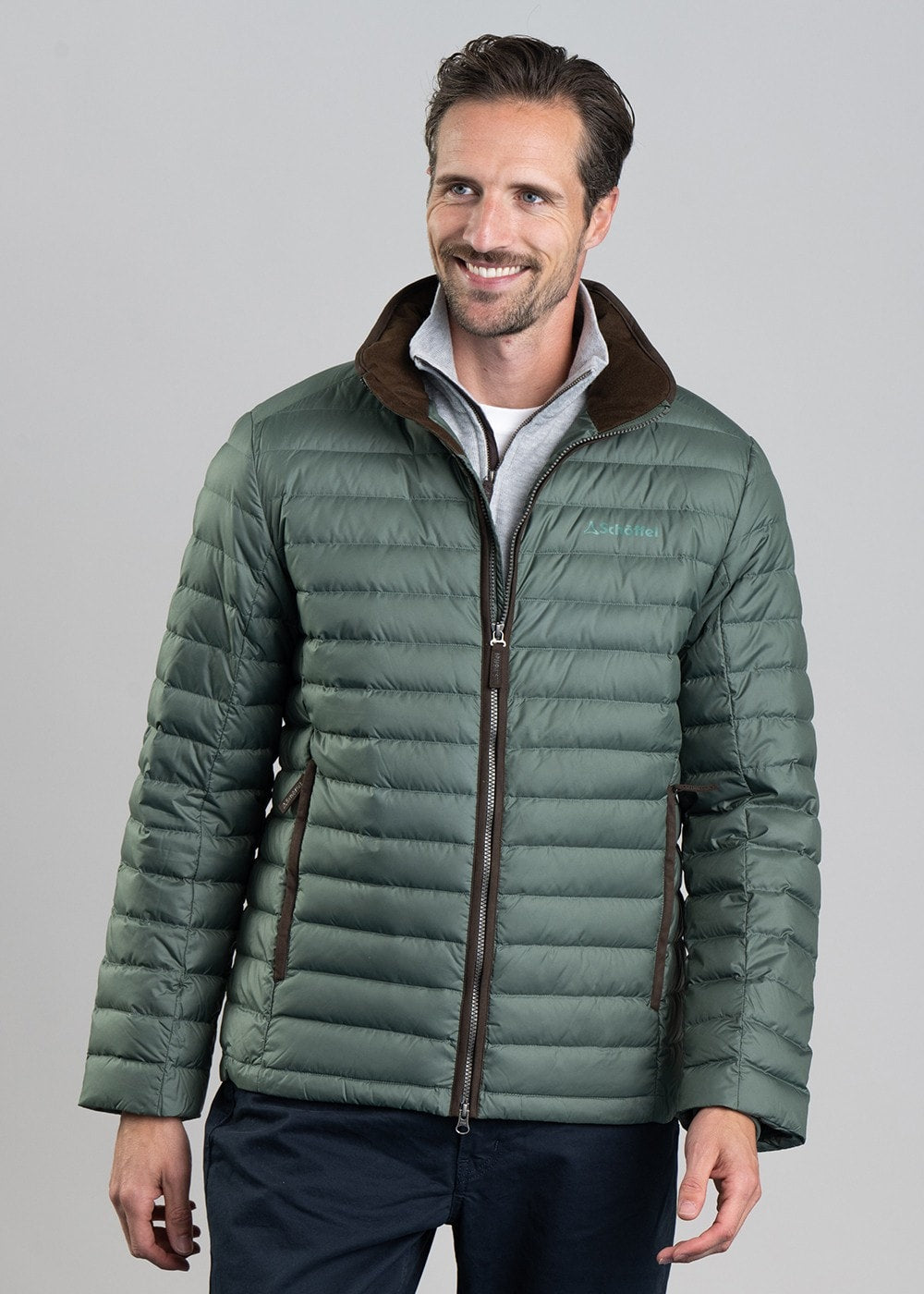 Hallaton Down Jacket - Pine Green - 4